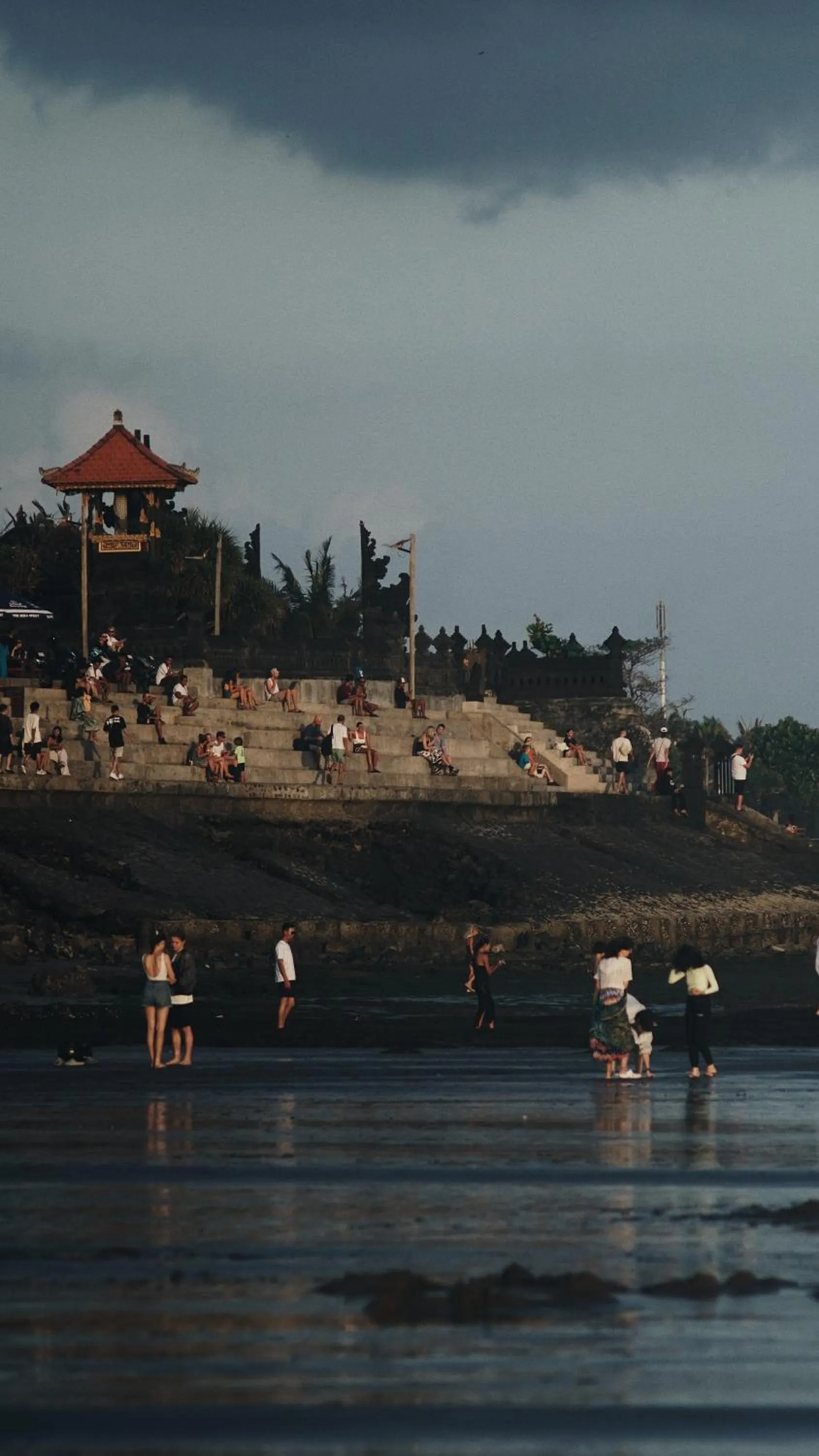 People in Surf Motel