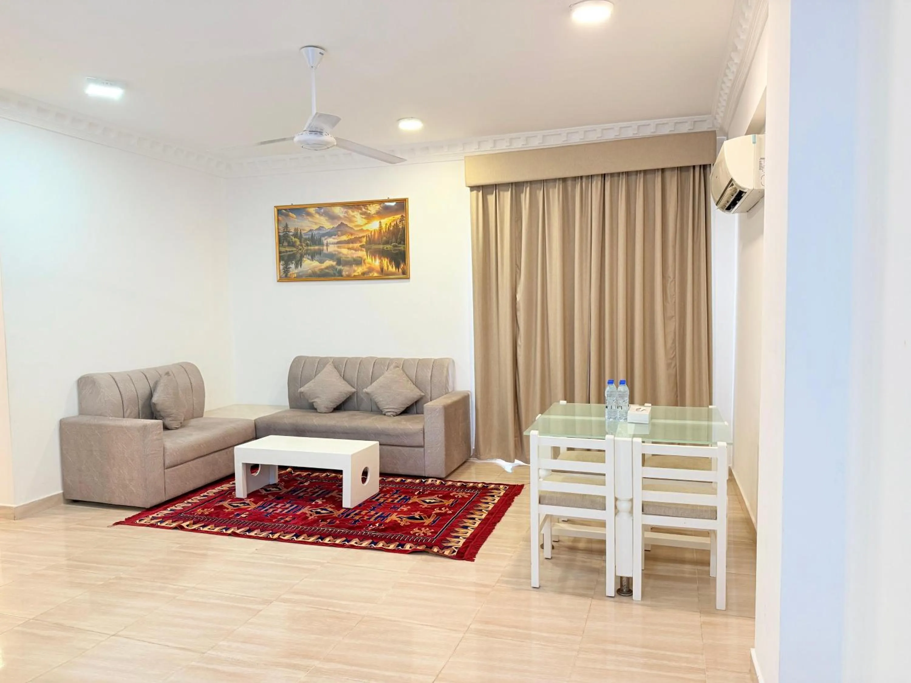 Living room in Gateway Salalah hotel apartments