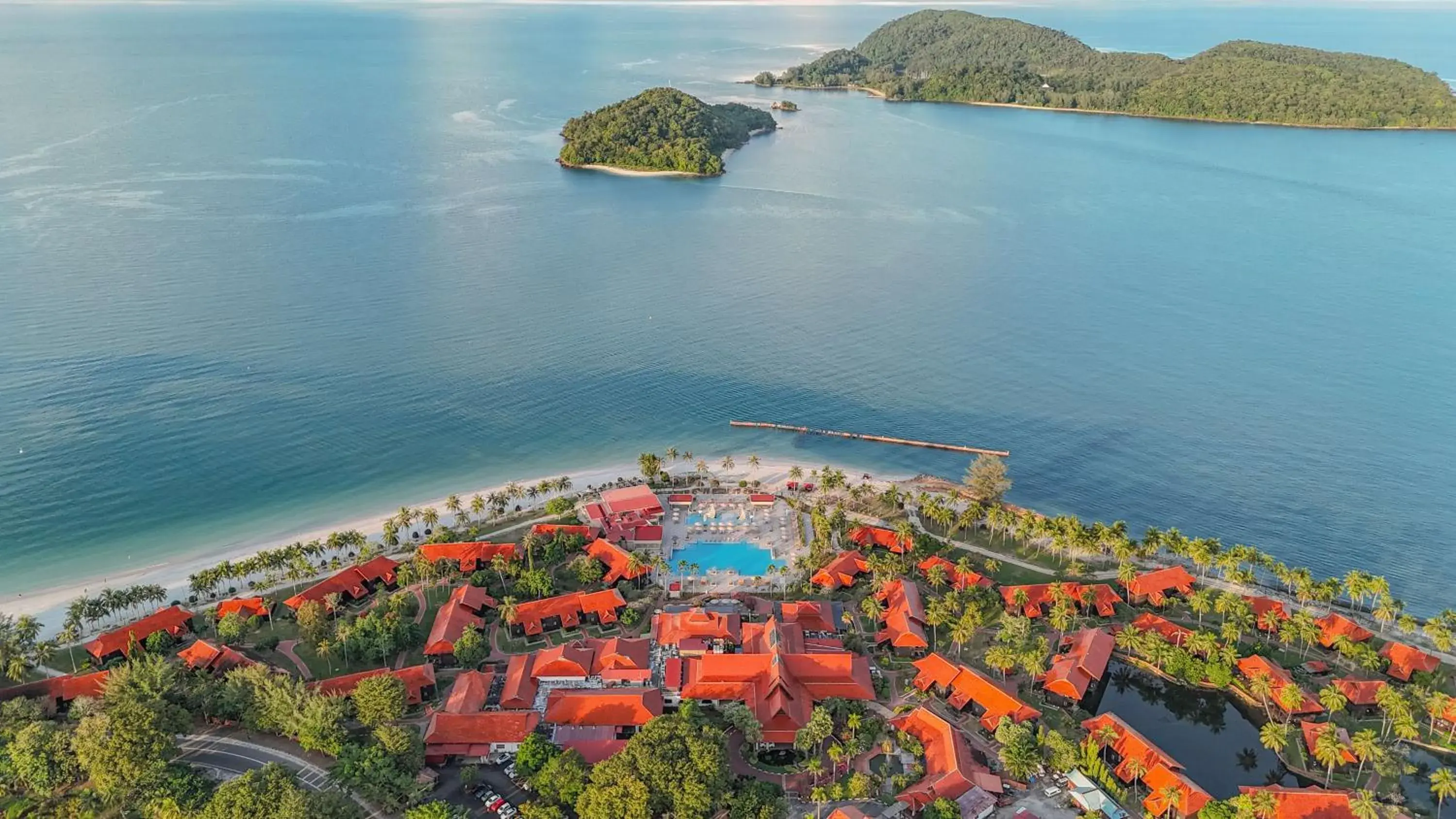 Bird's eye view in Pelangi Beach Resort & Spa, Langkawi Bird's eye view in Pelangi Beach Resort & Spa, Langkawi