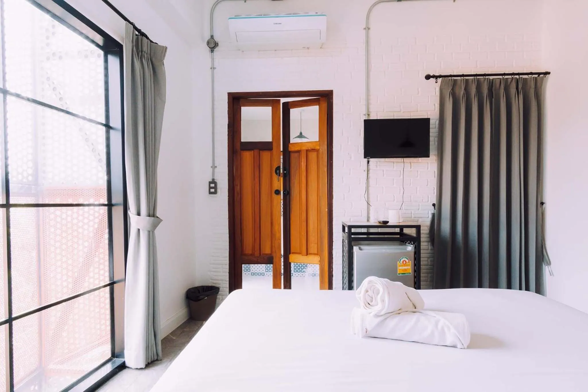 Bed in V1 Room Hotel