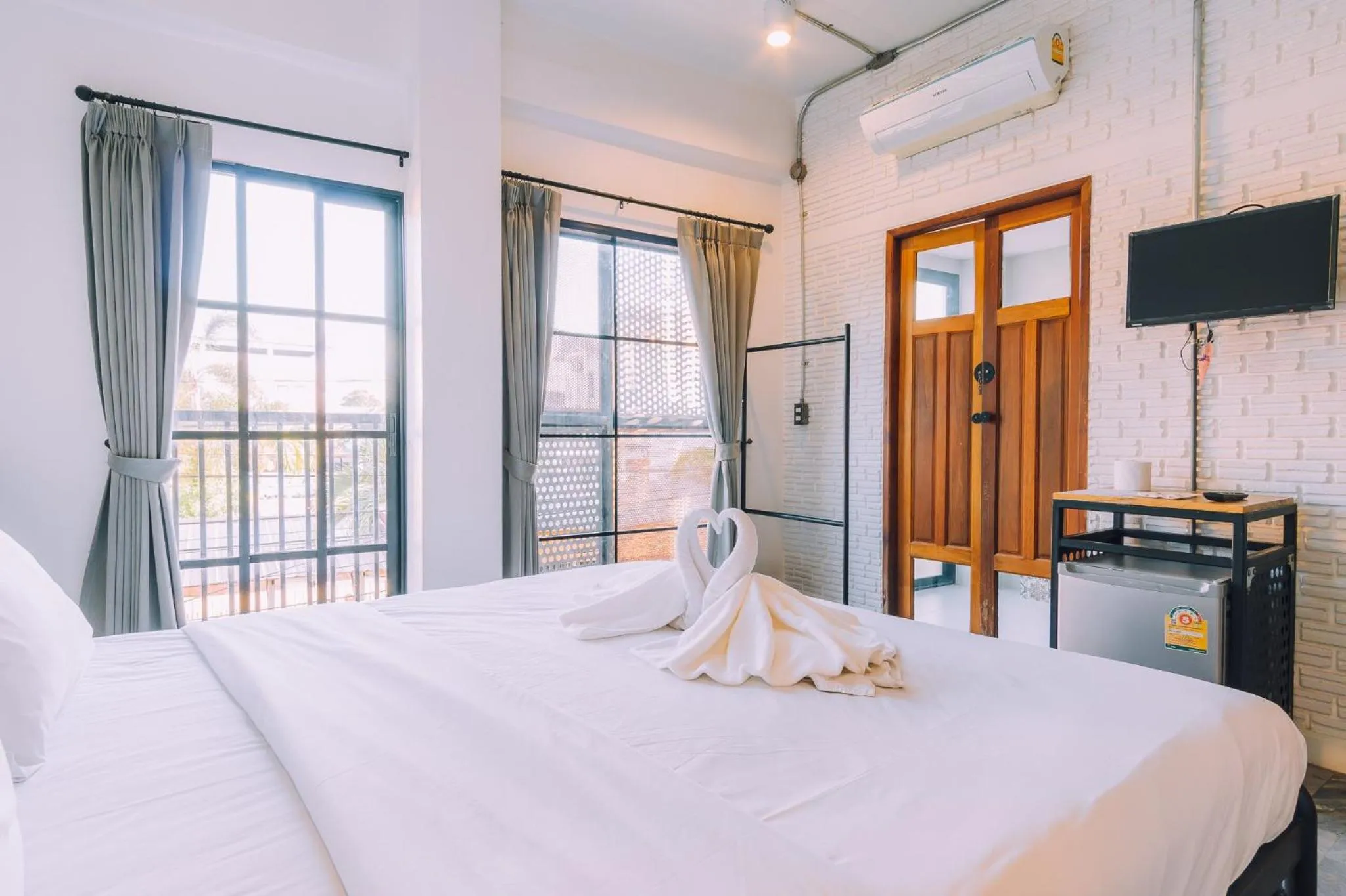 Bed in V1 Room Hotel