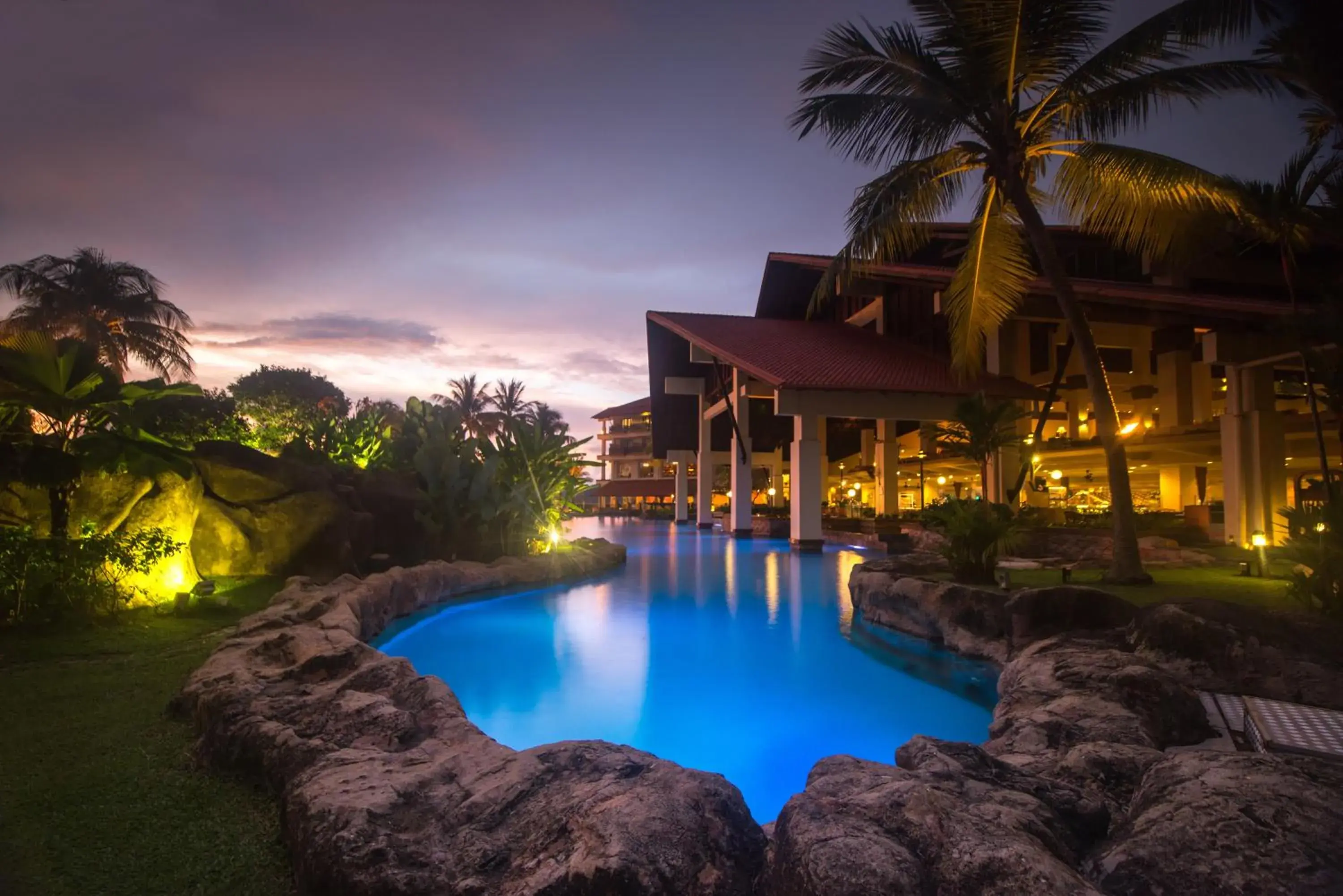 Swimming pool in The Magellan Sutera Resort Swimming pool in The Magellan Sutera Resort