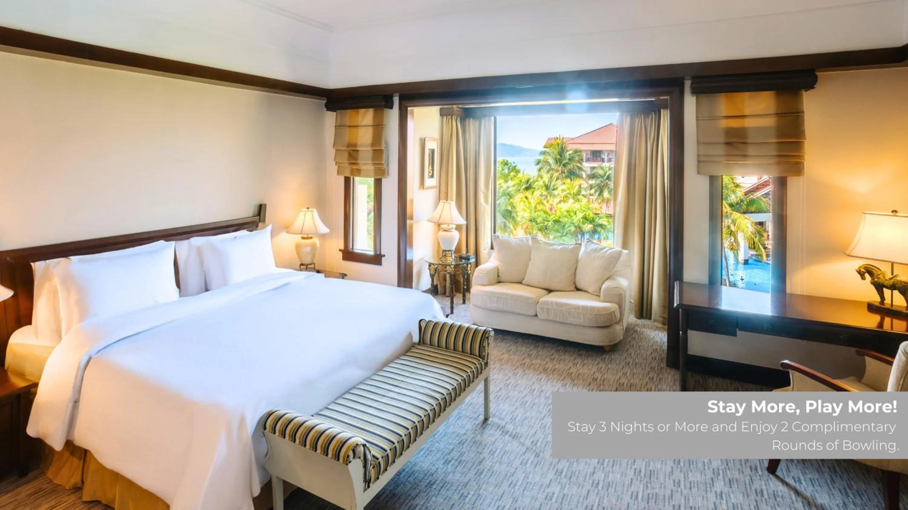 Bed in The Magellan Sutera Resort