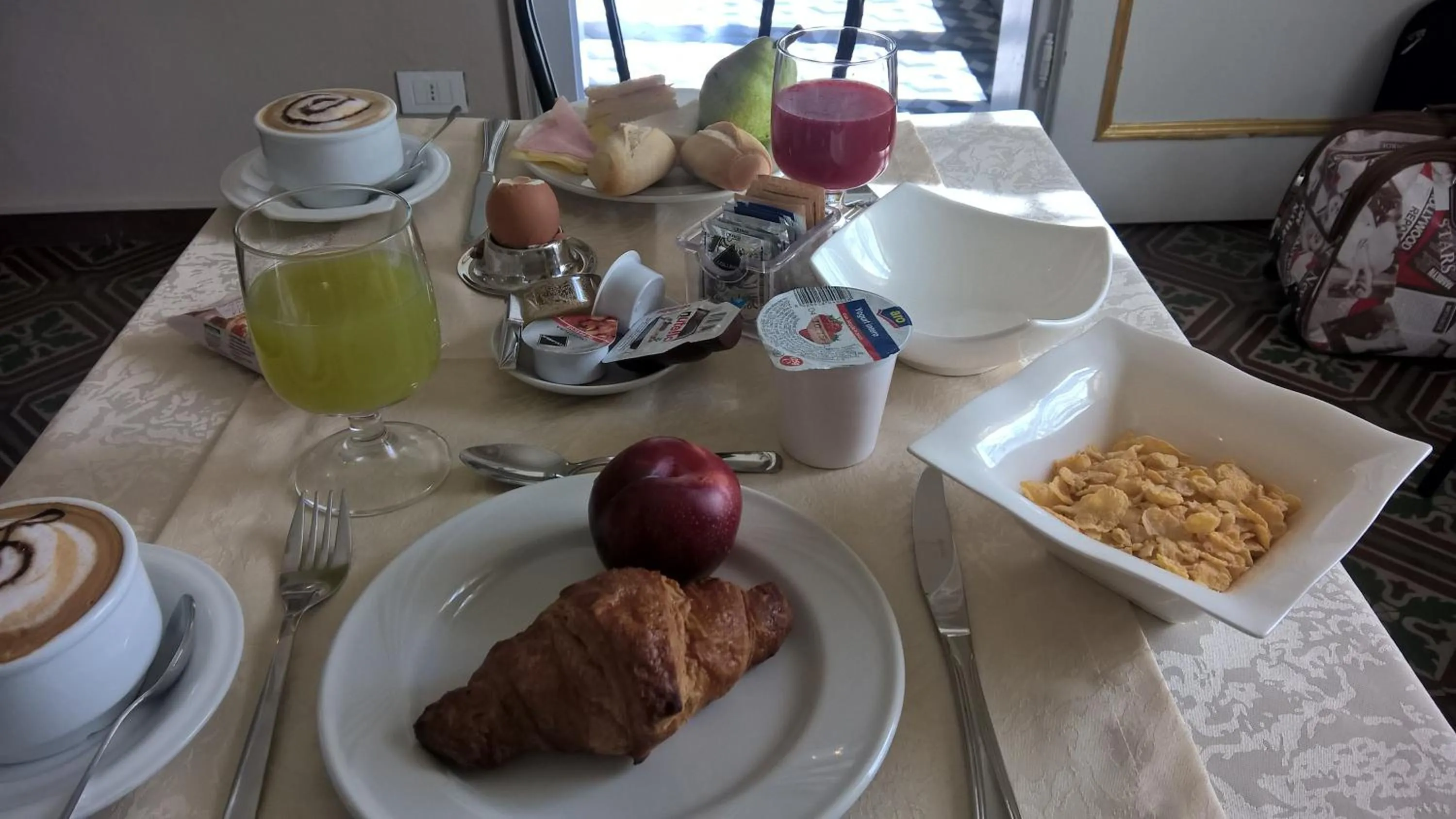 Food and drinks in B&B La Mimosa