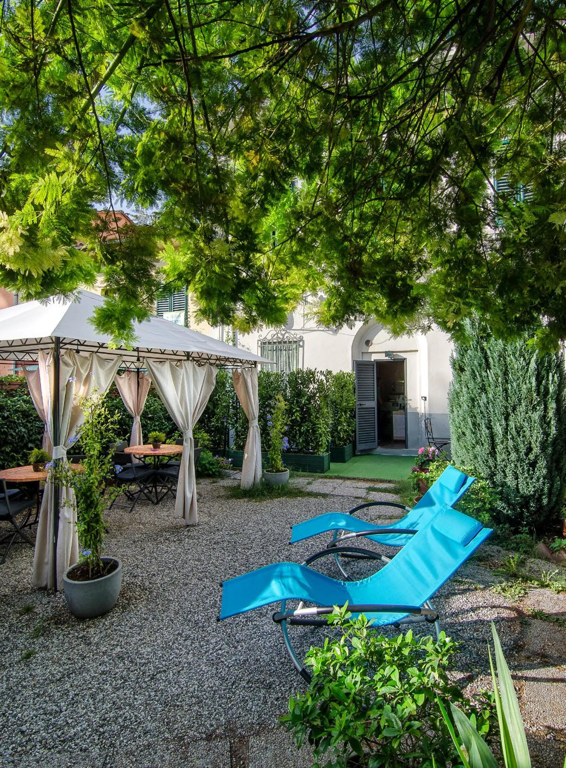 Patio in B&B La Mimosa