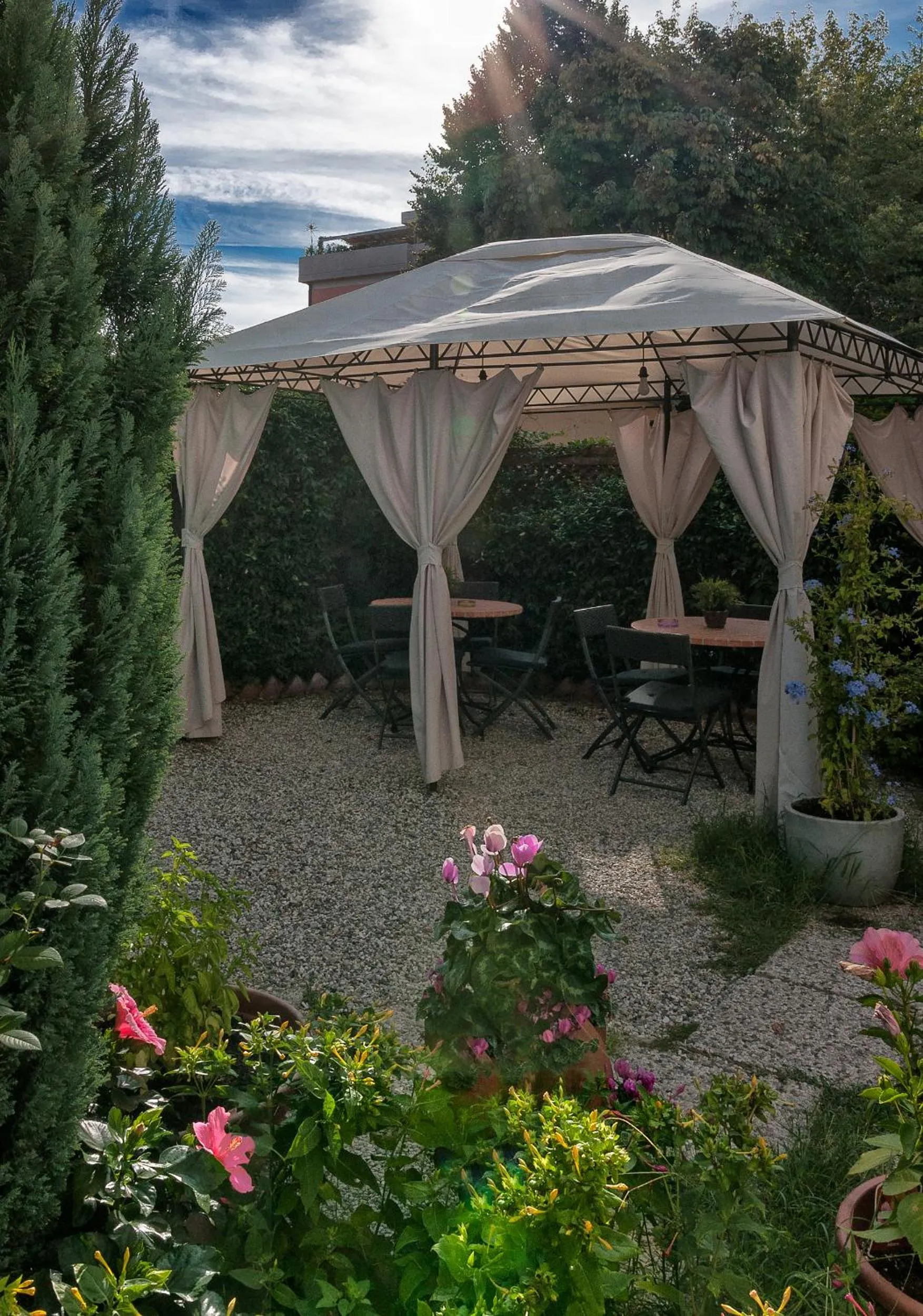 Patio in B&B La Mimosa