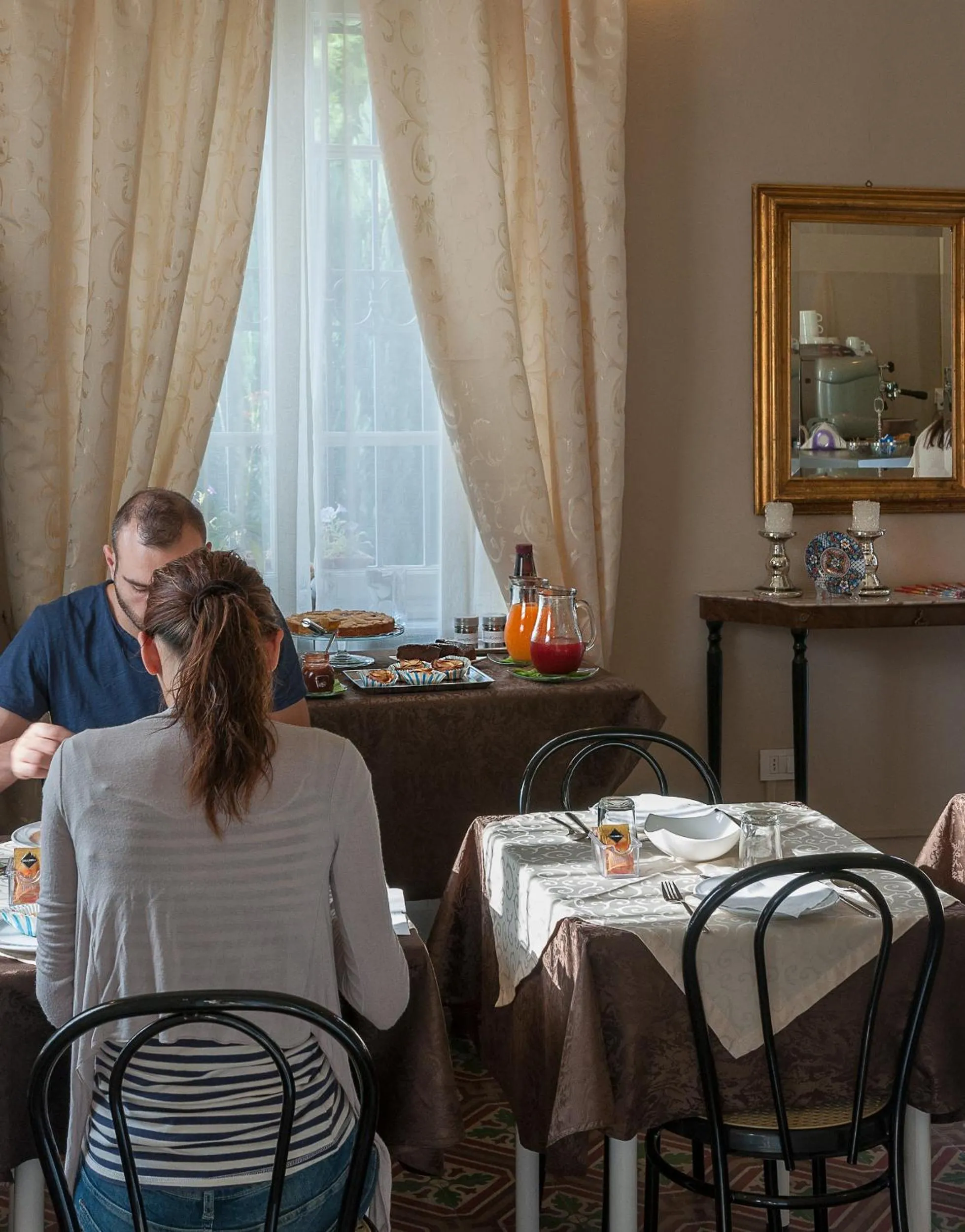 Guests in B&B La Mimosa