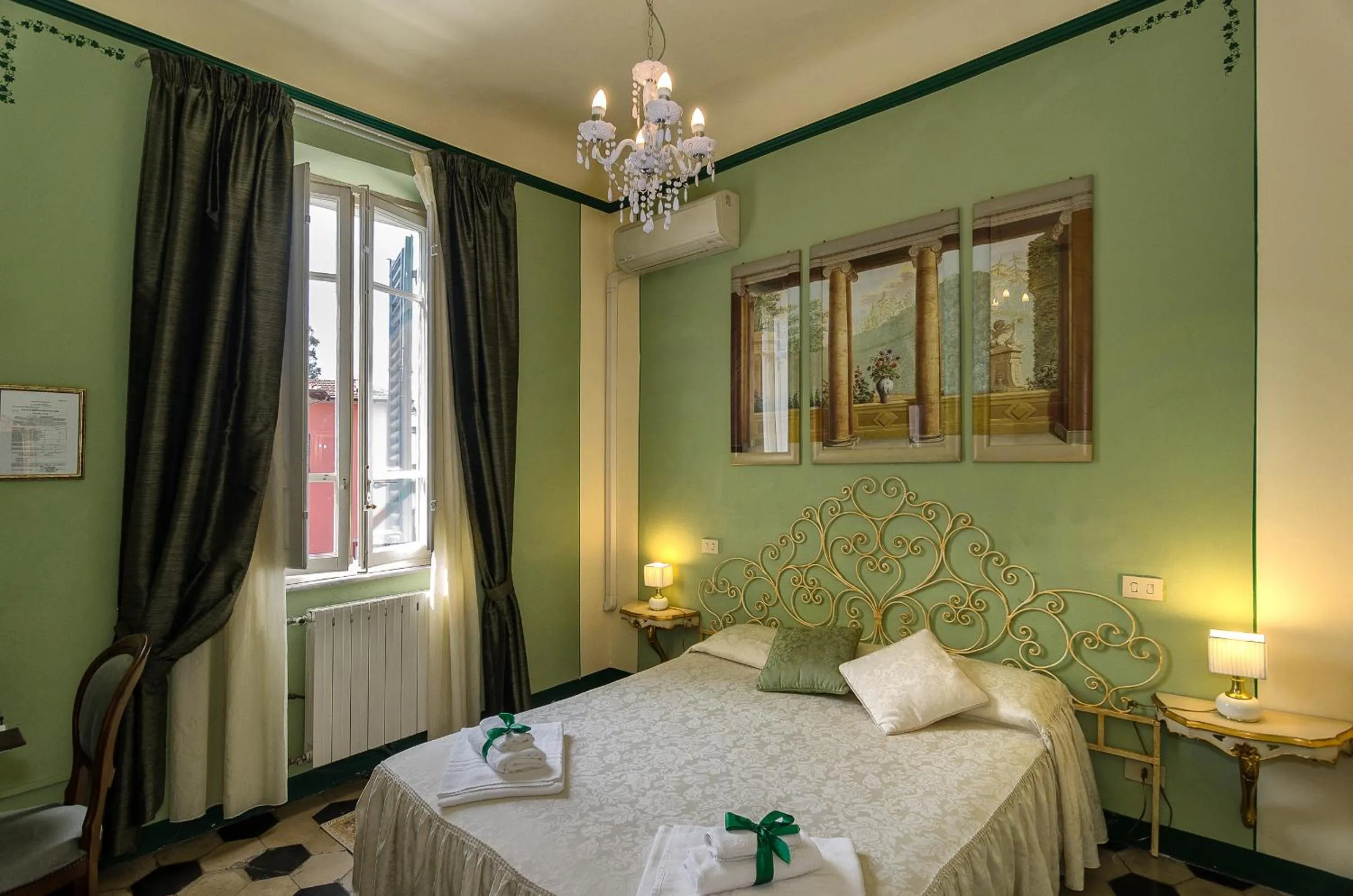 Bed in B&B La Mimosa