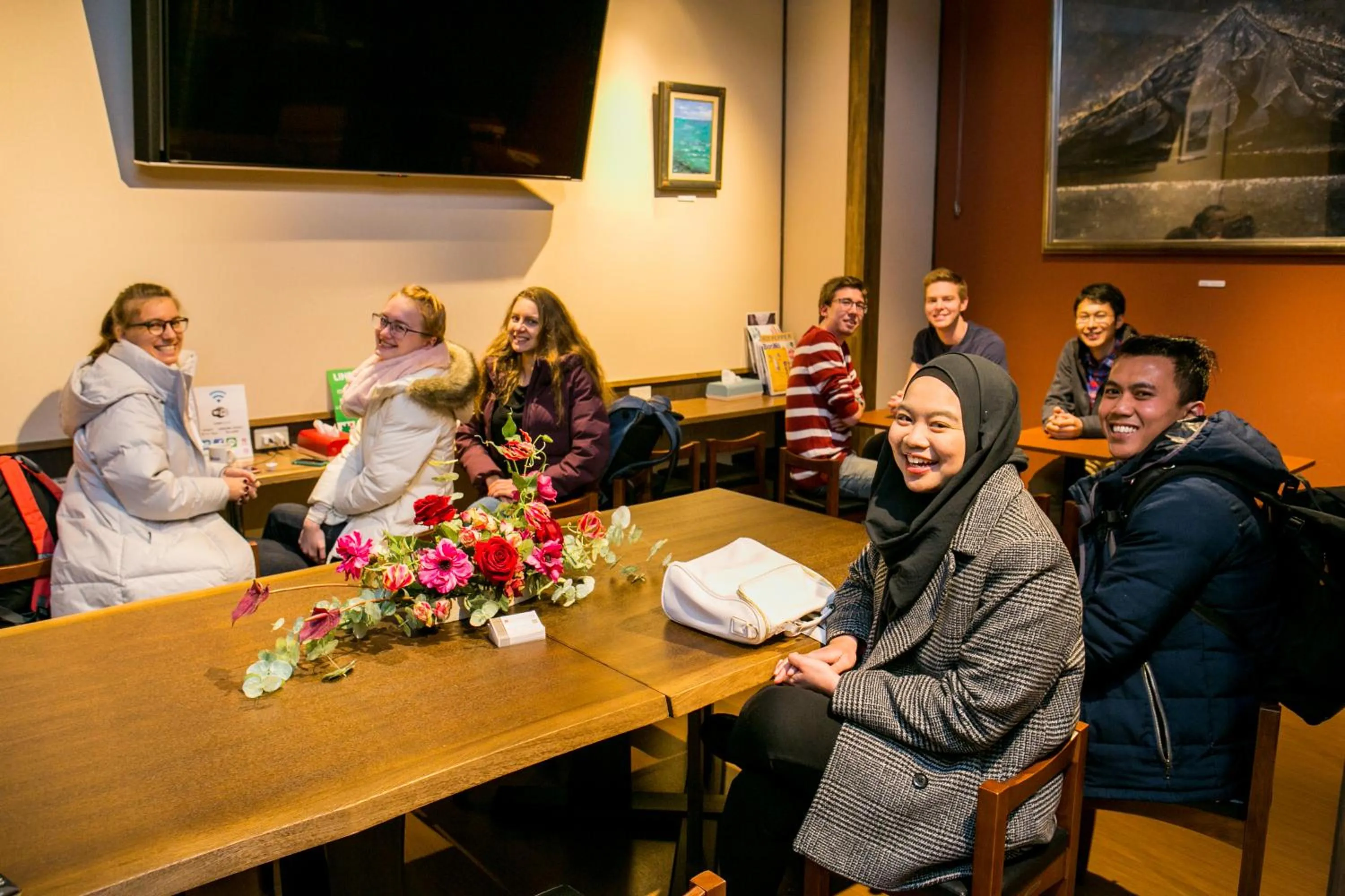 People in Kanazawa Capsule Hotel Musashimachi