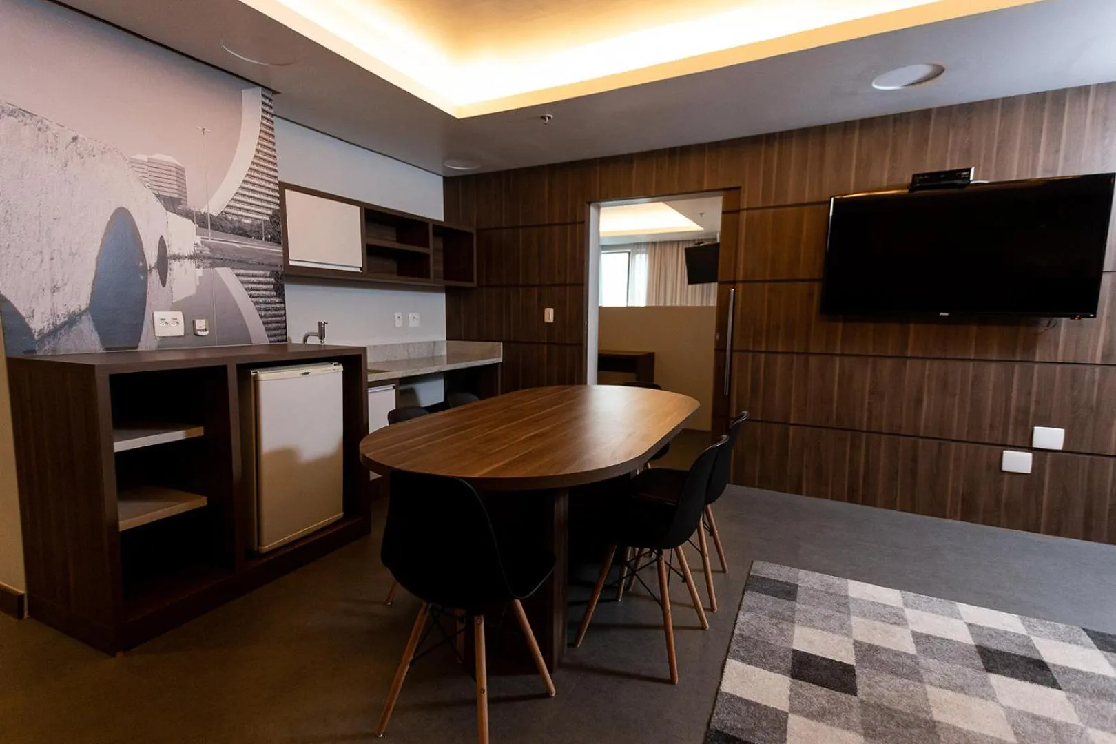 Living room in Master Porto Alegre Hotel - Av Carlos Gomes, Próximo ao Consulado Americano