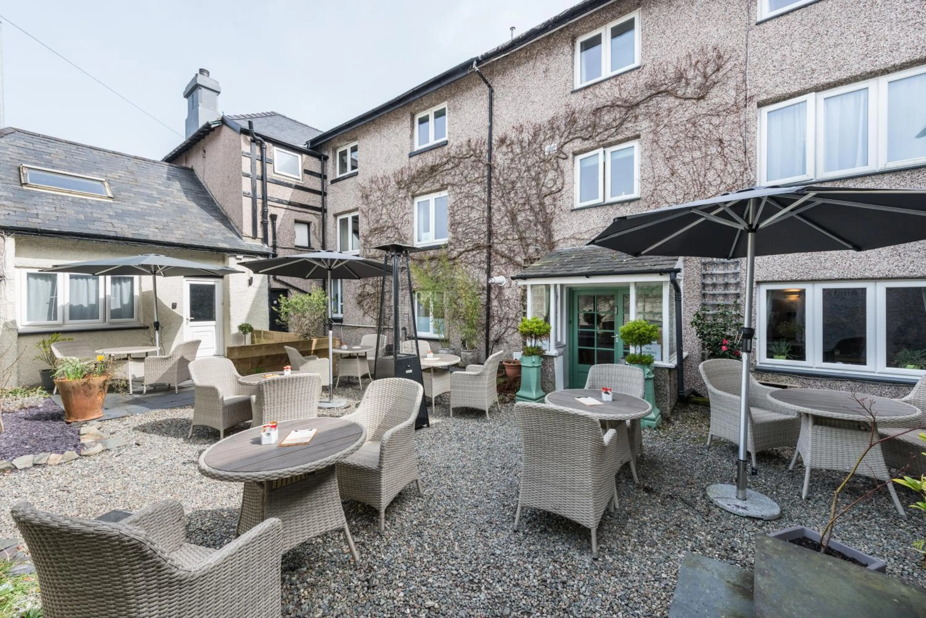 Patio in Tudor Lodge