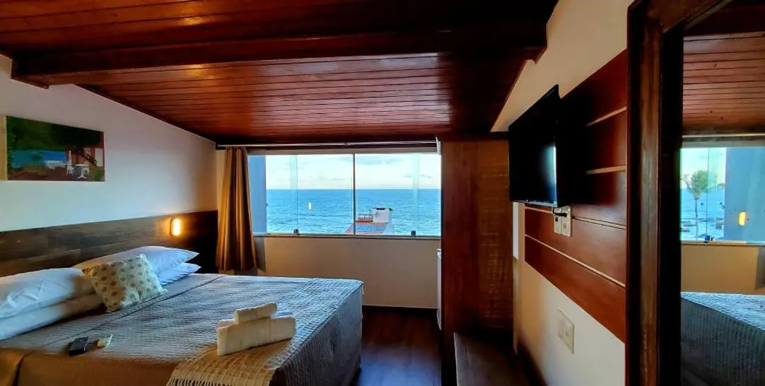 Bed in Pousada Ilha da Saudade