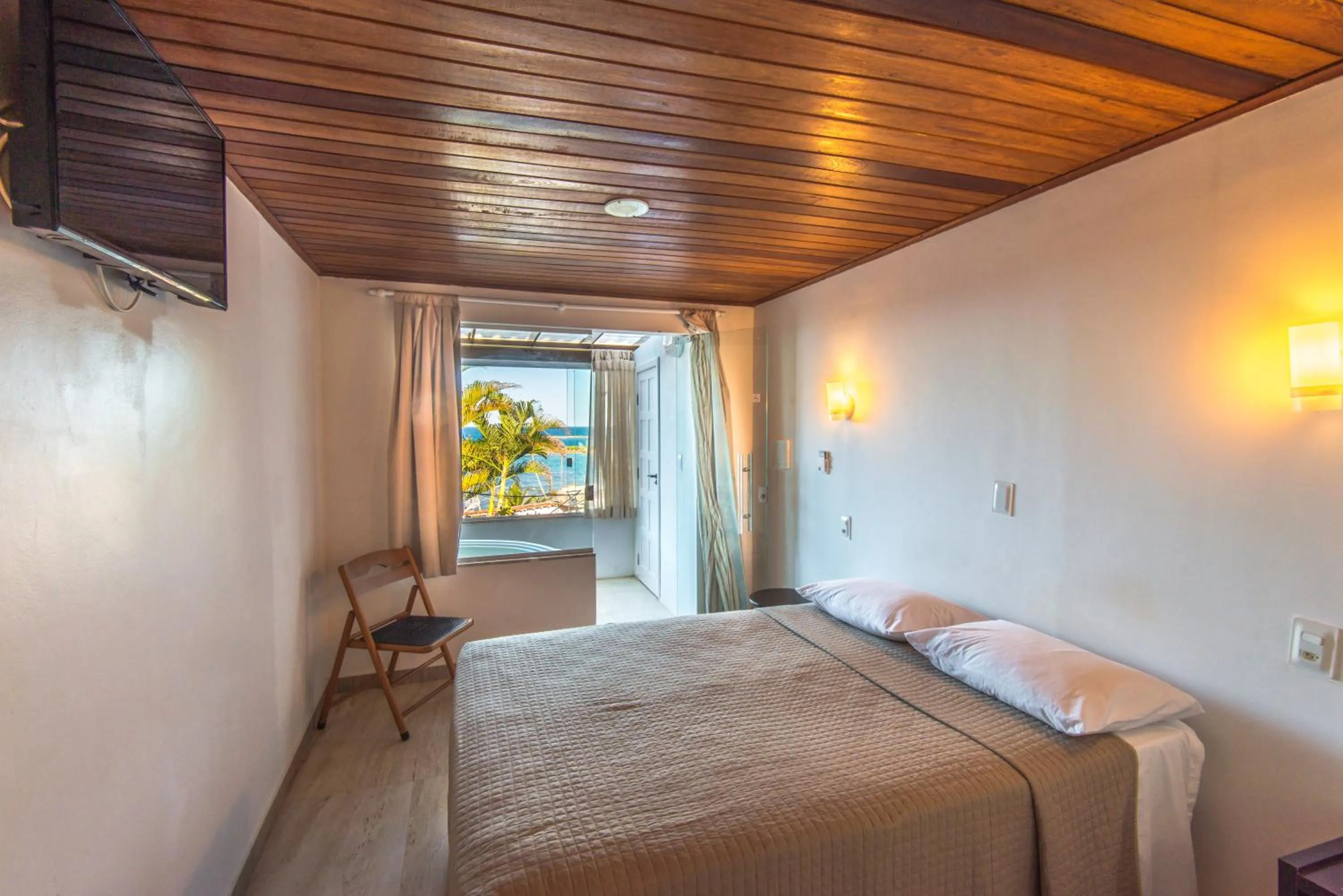 Bedroom, Bed in Pousada Ilha da Saudade