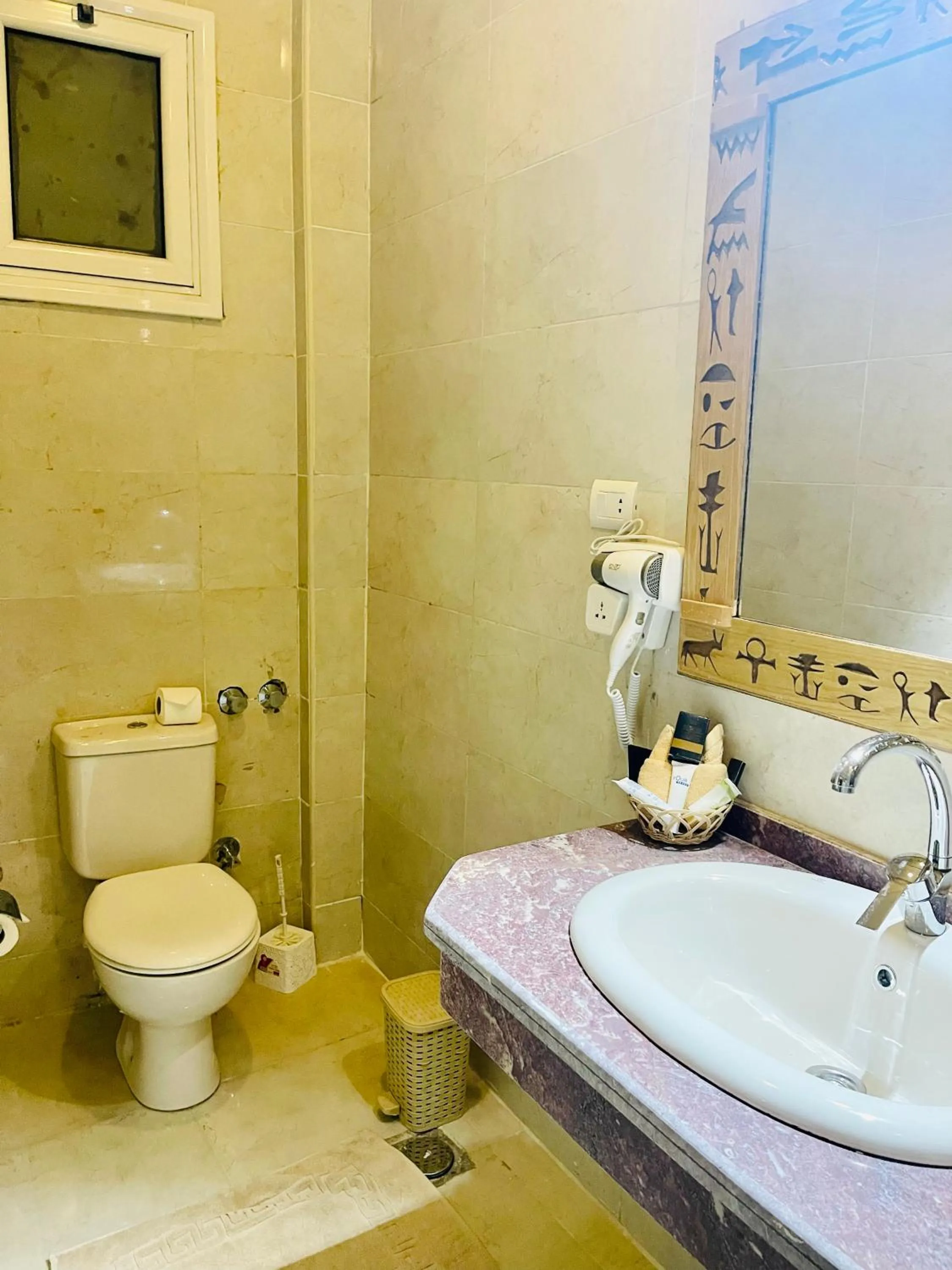Toilet in Jewel Howard Carter Hotel