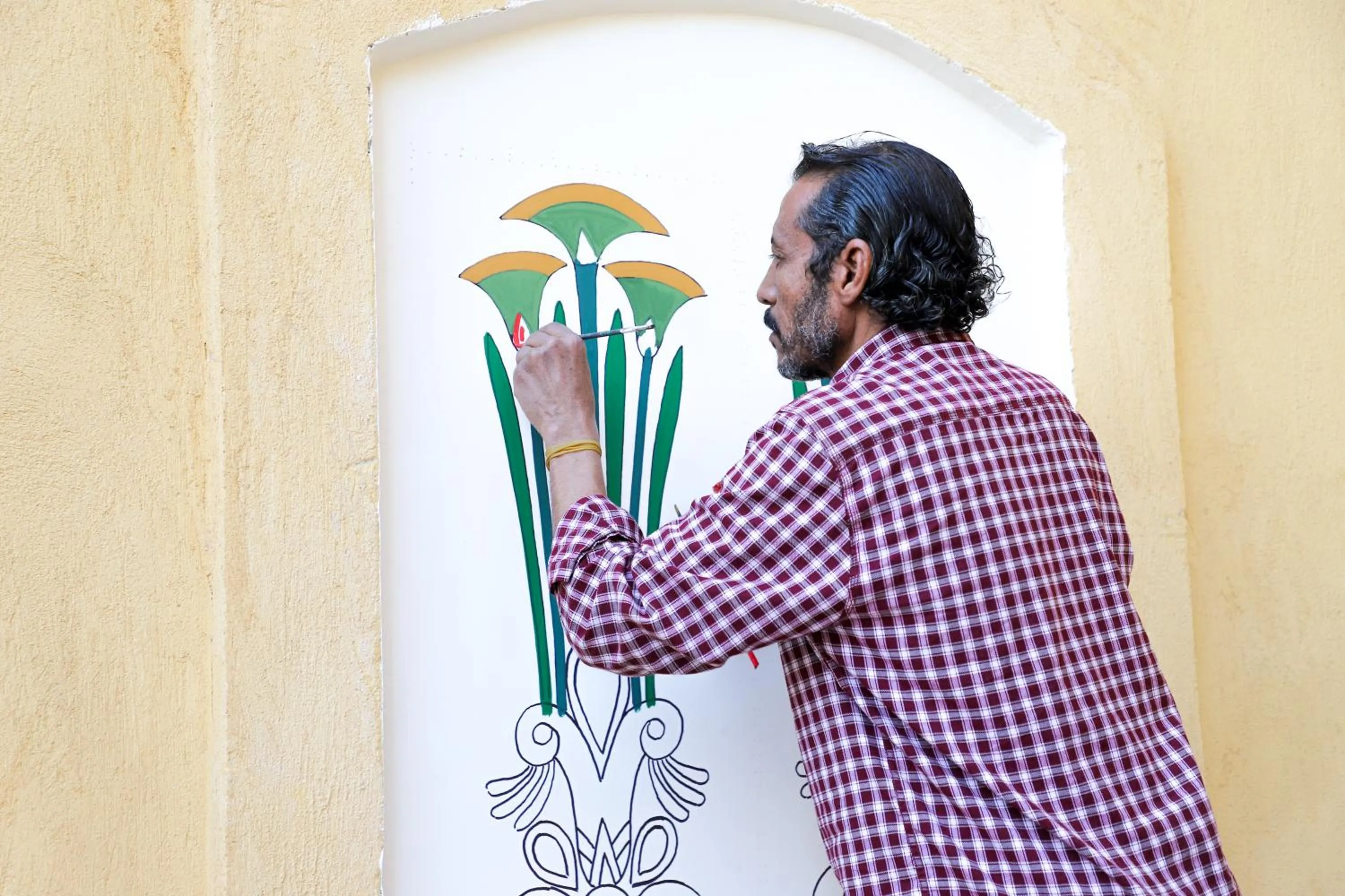 Decorative detail in Jewel Howard Carter Hotel