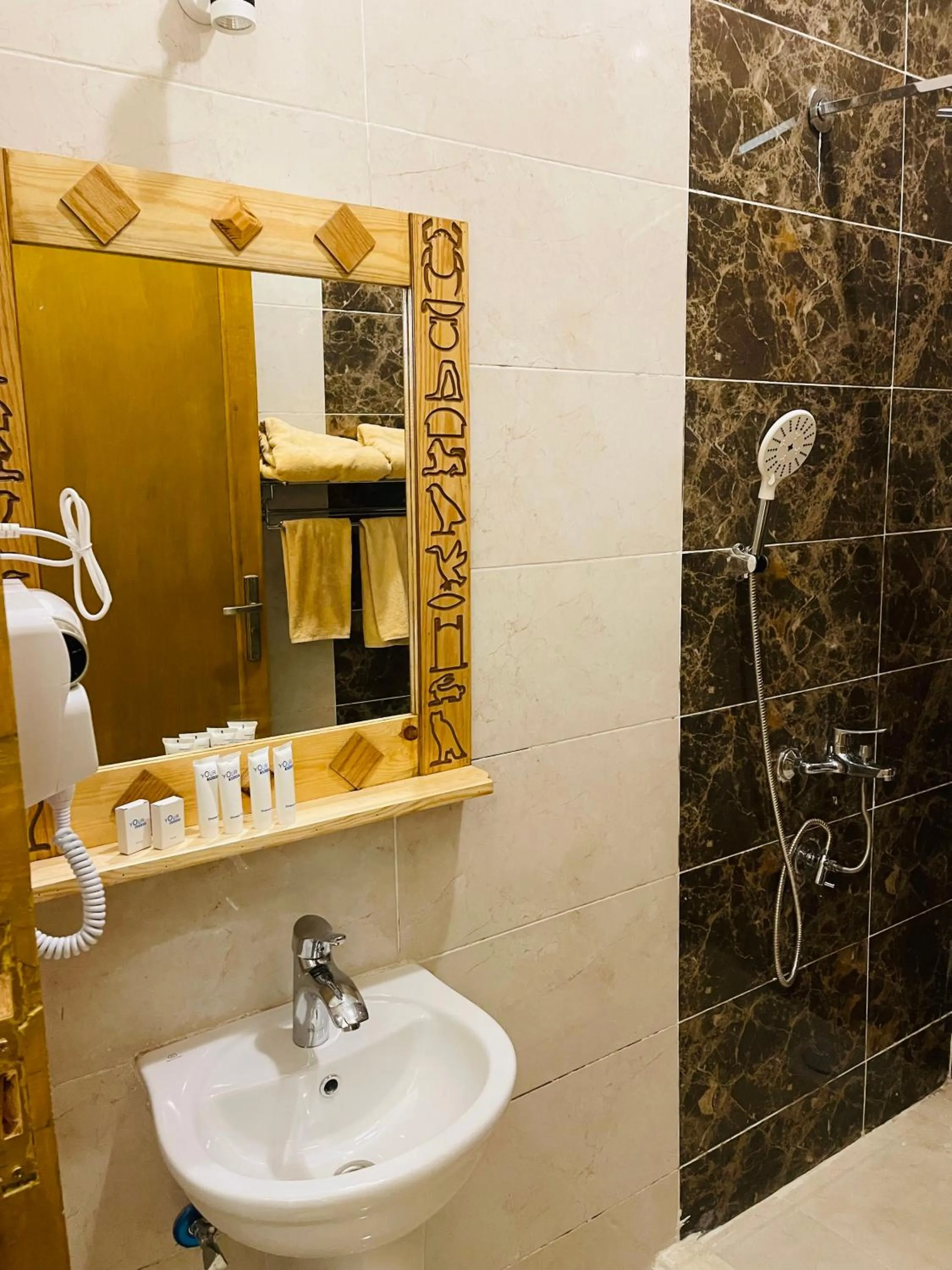 Shower in Jewel Howard Carter Hotel