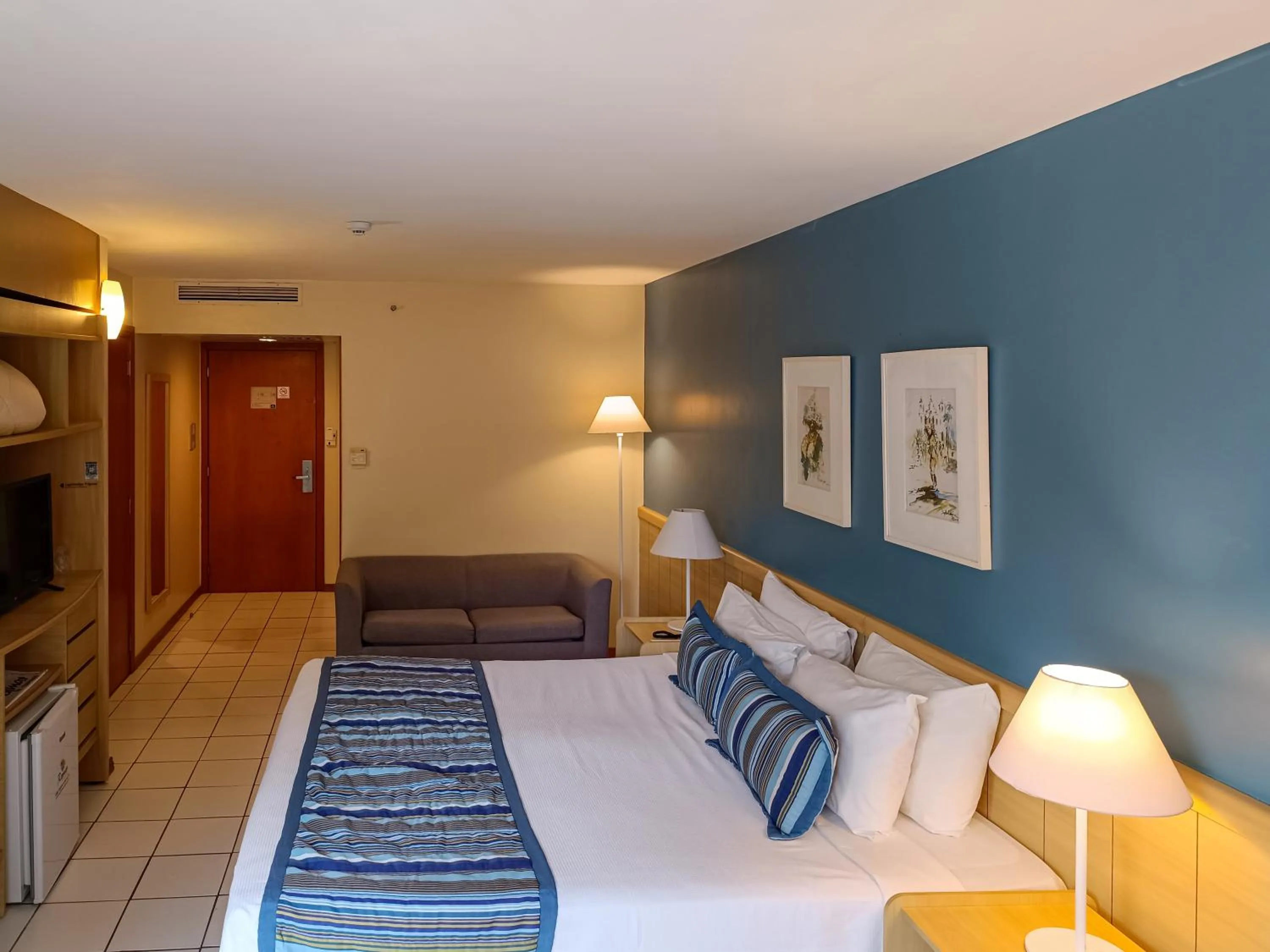 Bed in Reymar Hotel Maceió