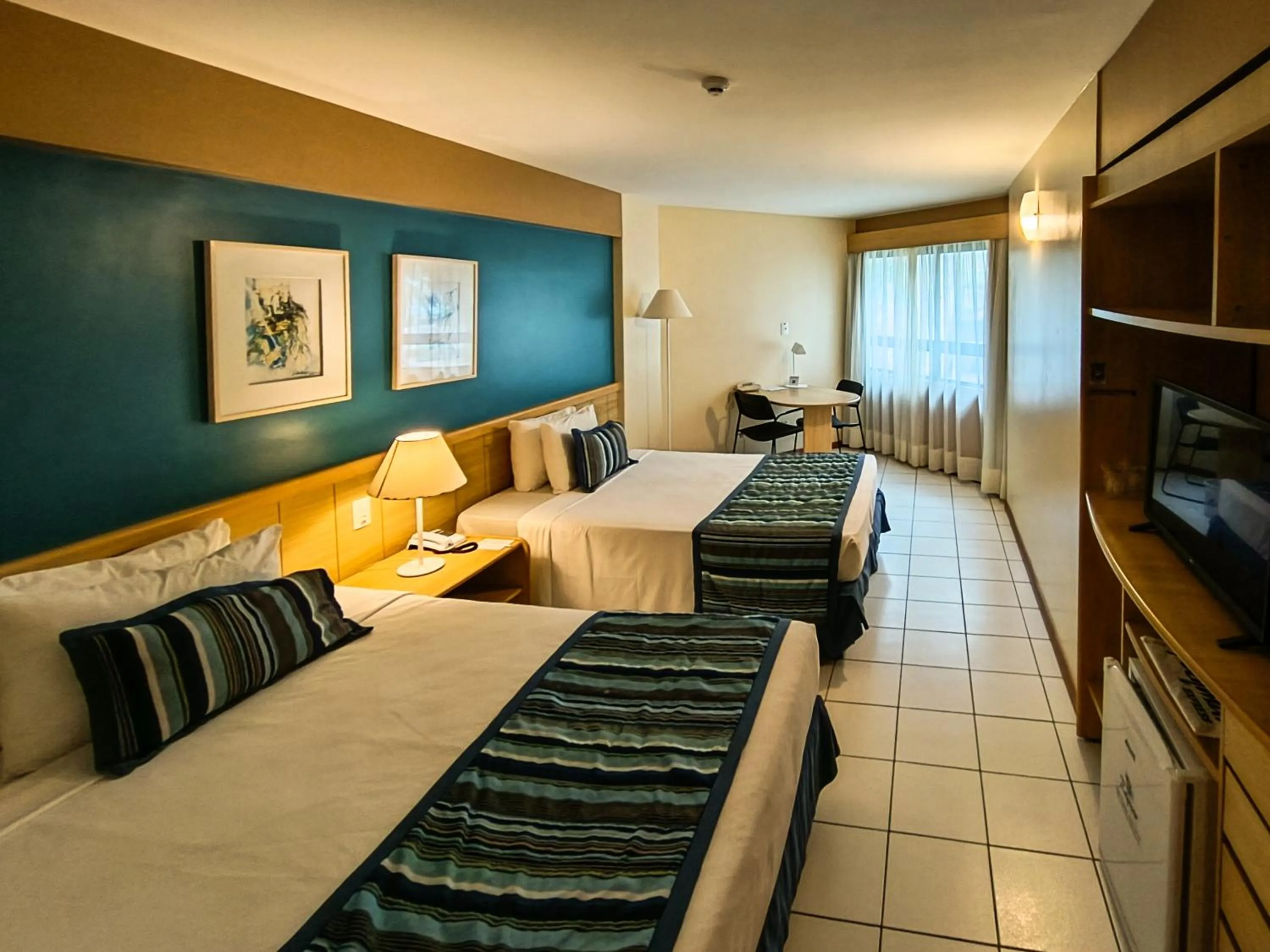 Bed in Reymar Hotel Maceió