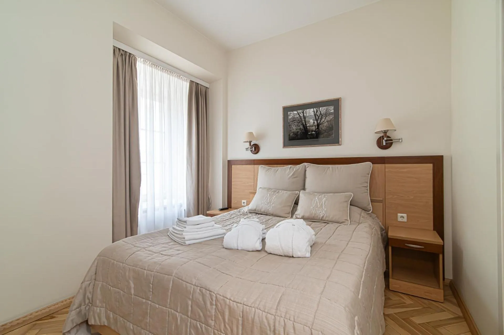 Bedroom, Bed in Domus Maria