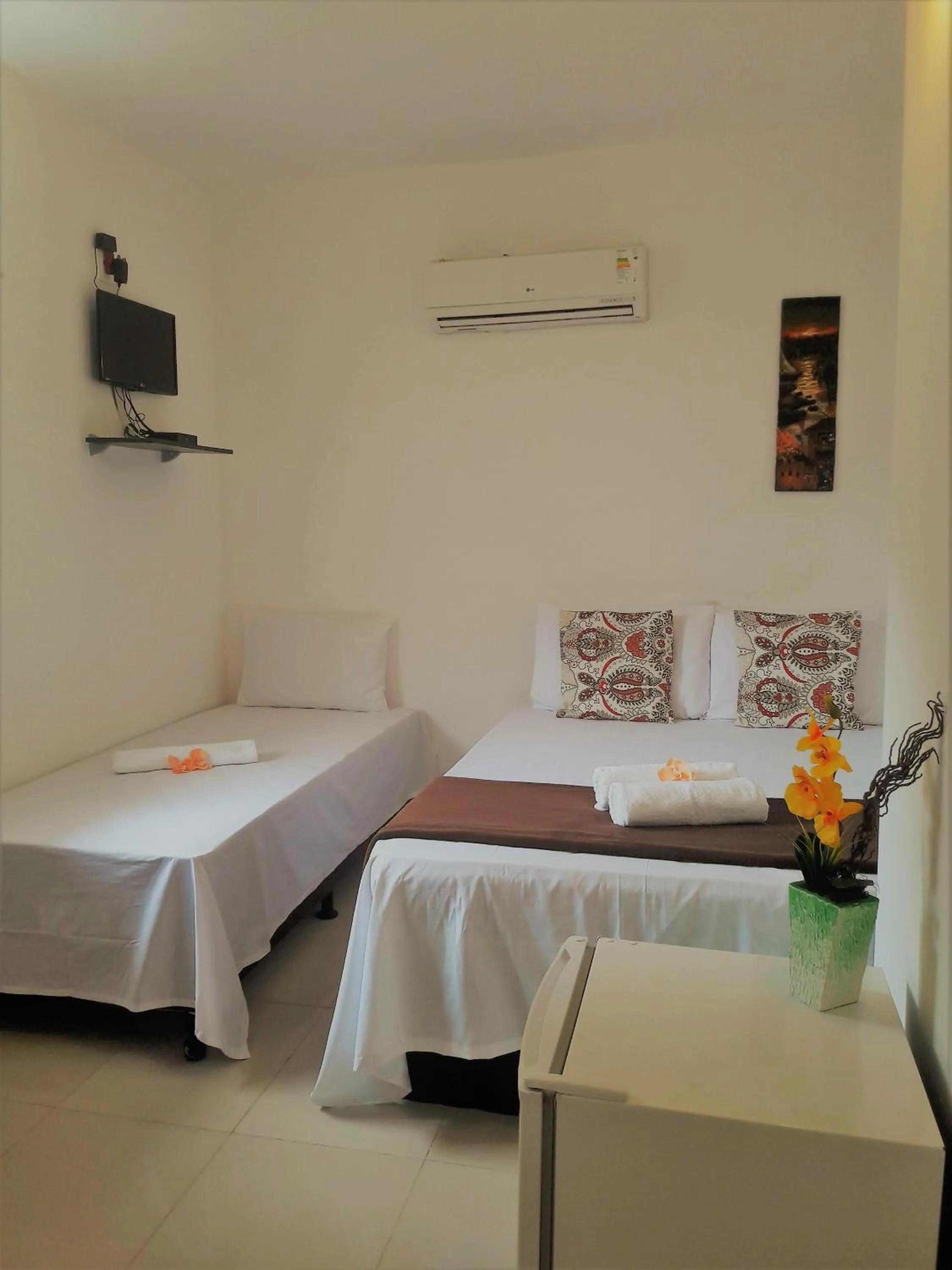 Bed in Pousada Vila do Sossego