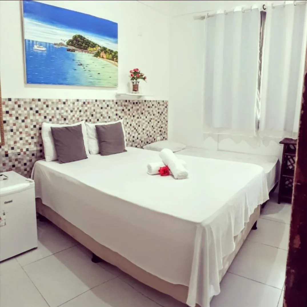 Bed in Pousada Vila do Sossego