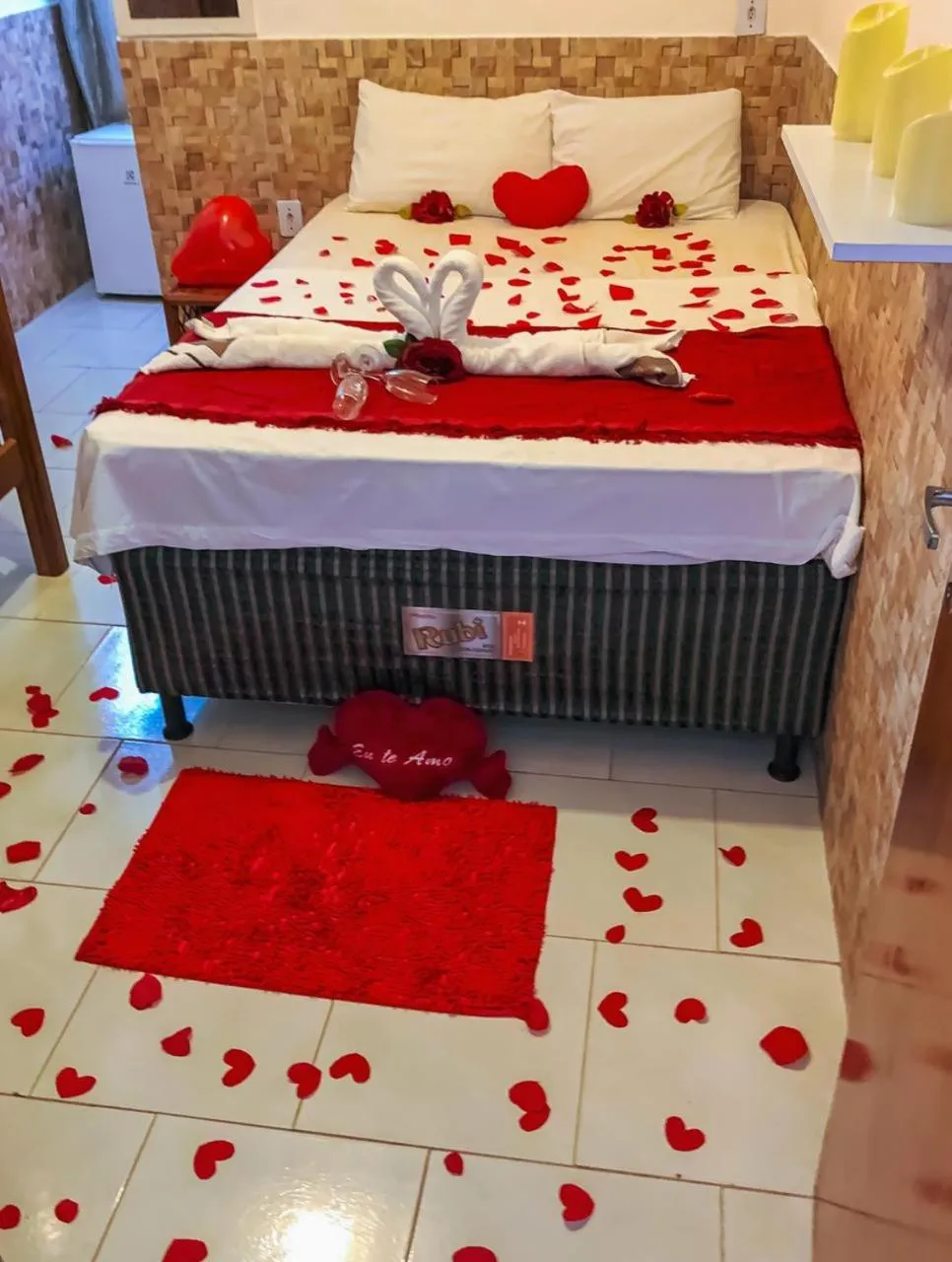 Bed in Pousada Vila do Sossego