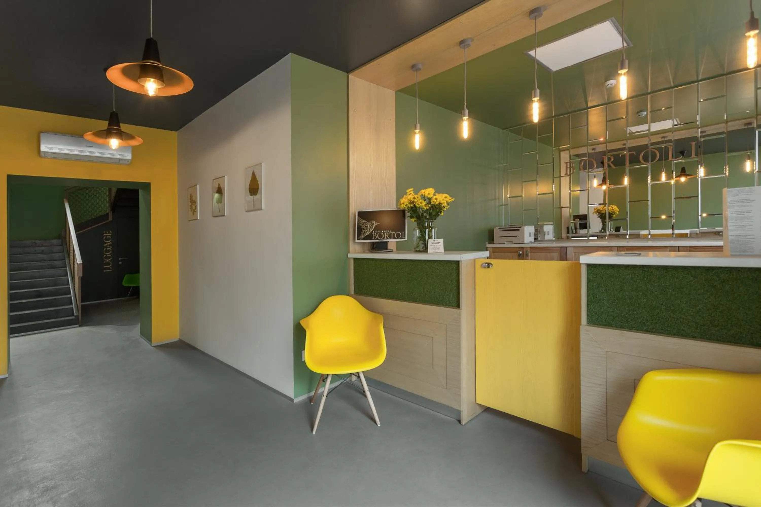 Lobby or reception in City Hotel Bortoli
