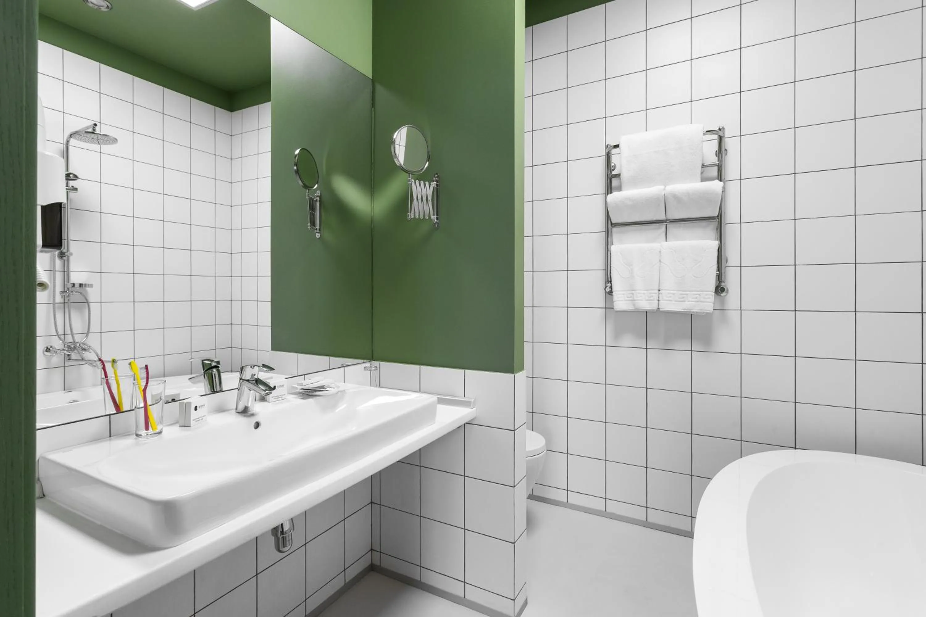 Bathroom in City Hotel Bortoli