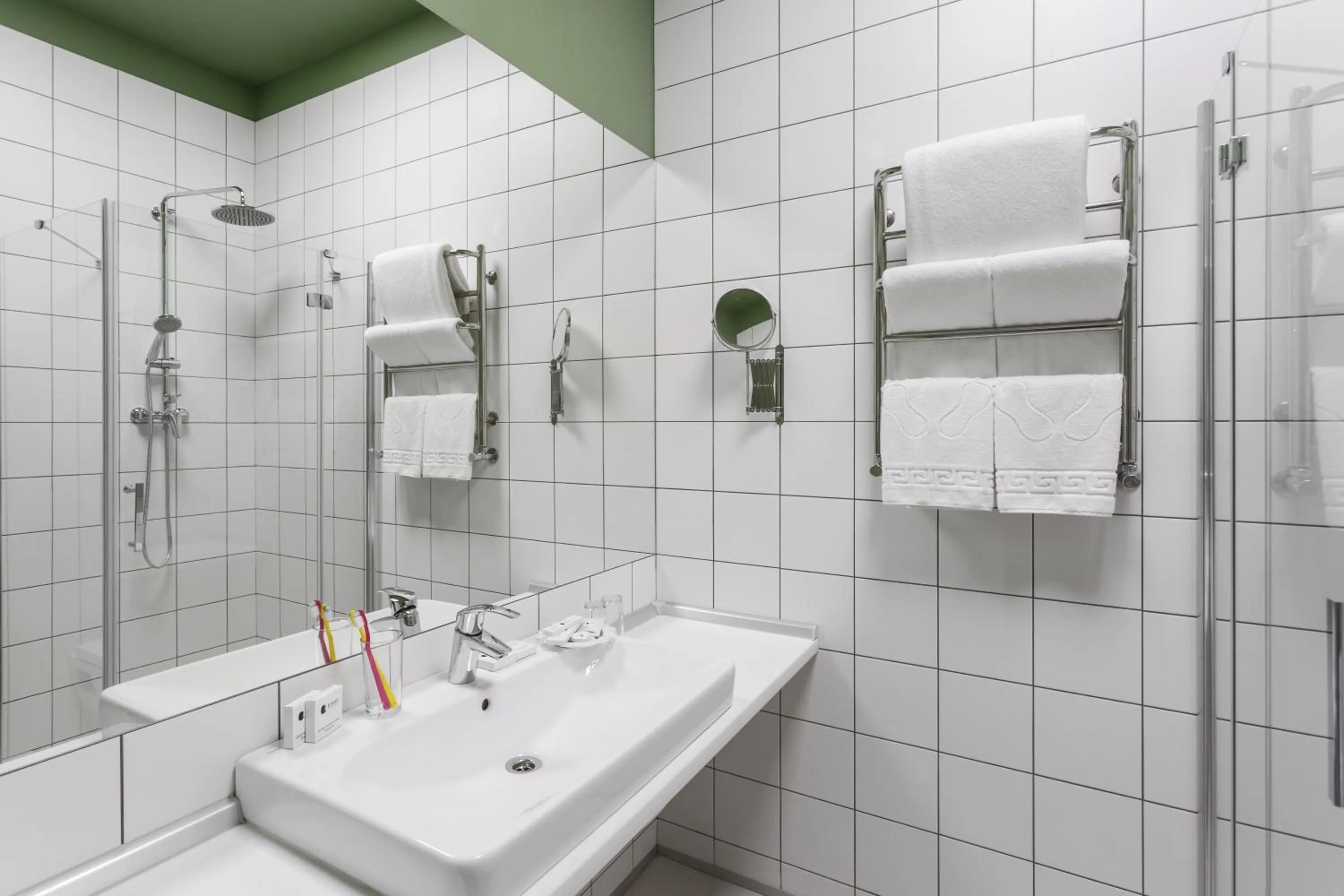 Bathroom in City Hotel Bortoli