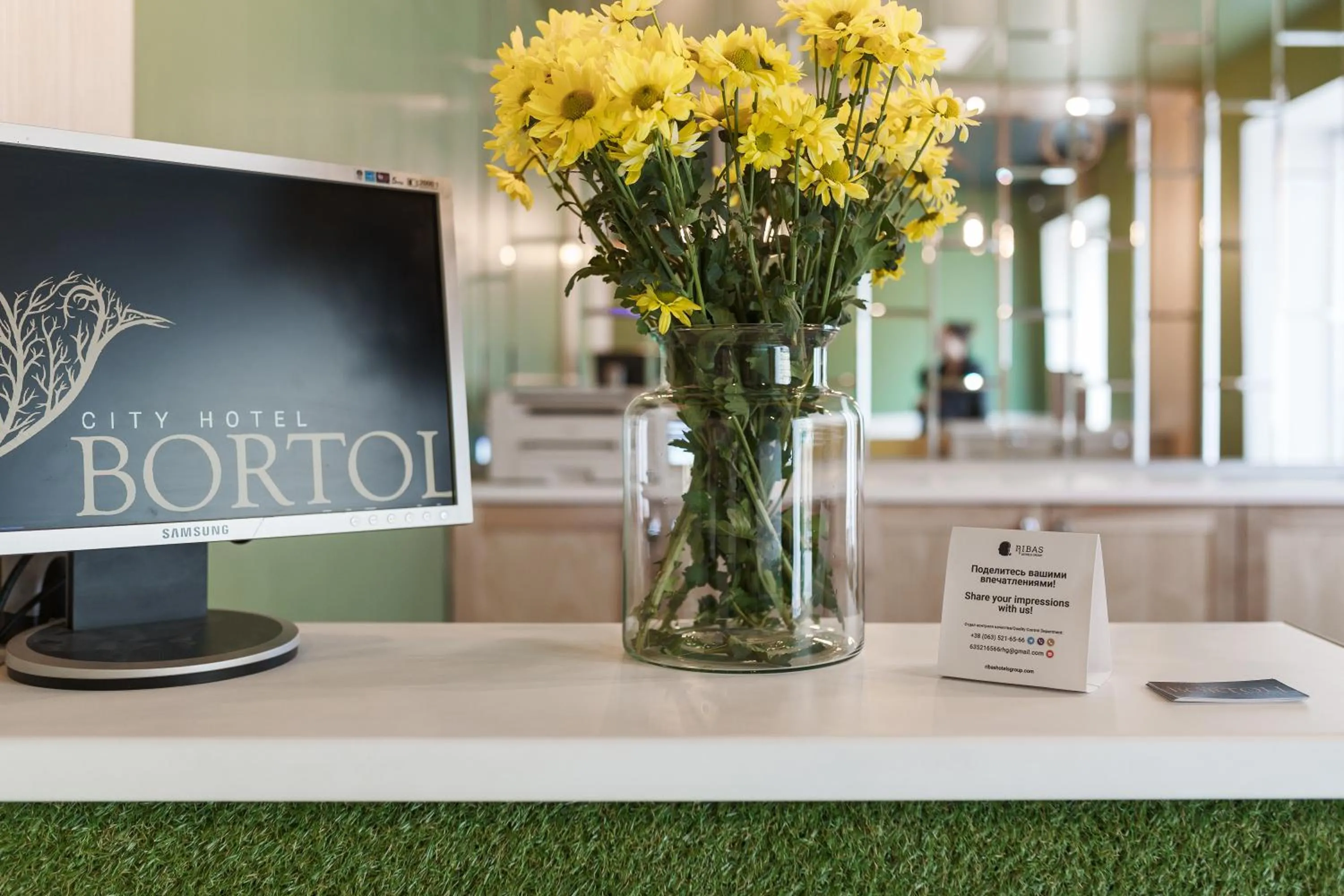 Lobby or reception in City Hotel Bortoli