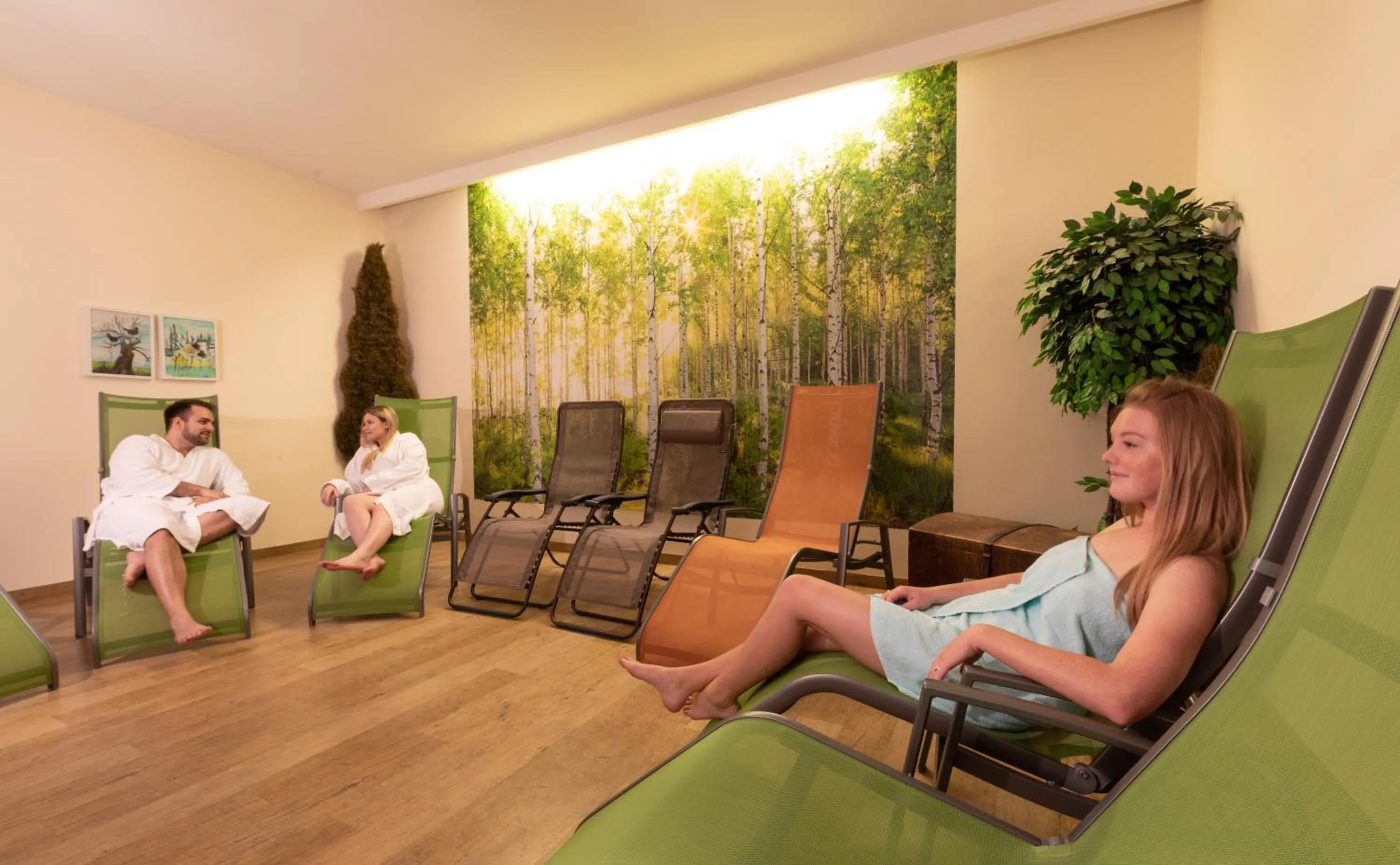 Sauna in Almfrieden Hotel & Romantikchalet