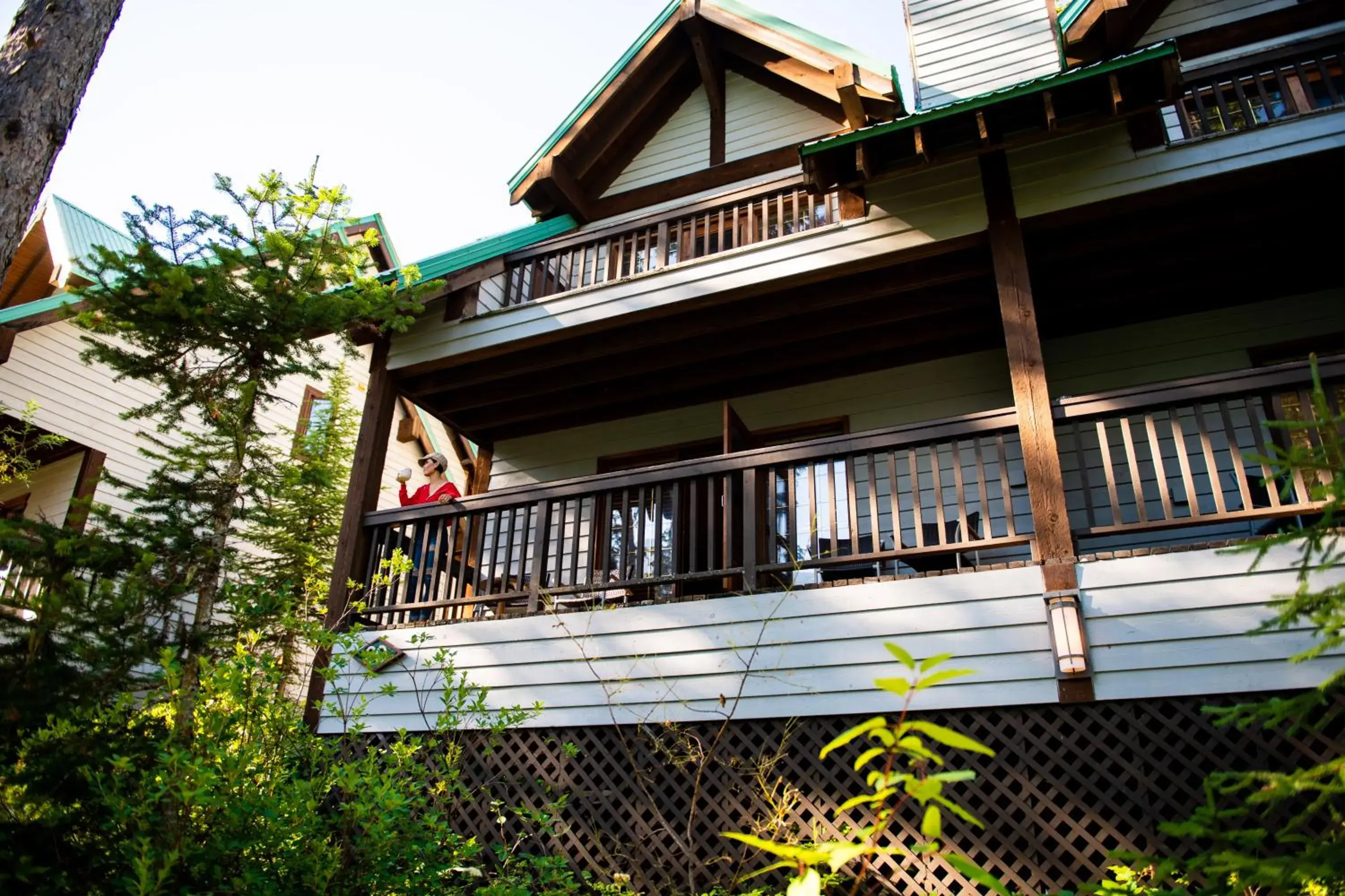 Property building in Emerald Lake Lodge Property building in Emerald Lake Lodge