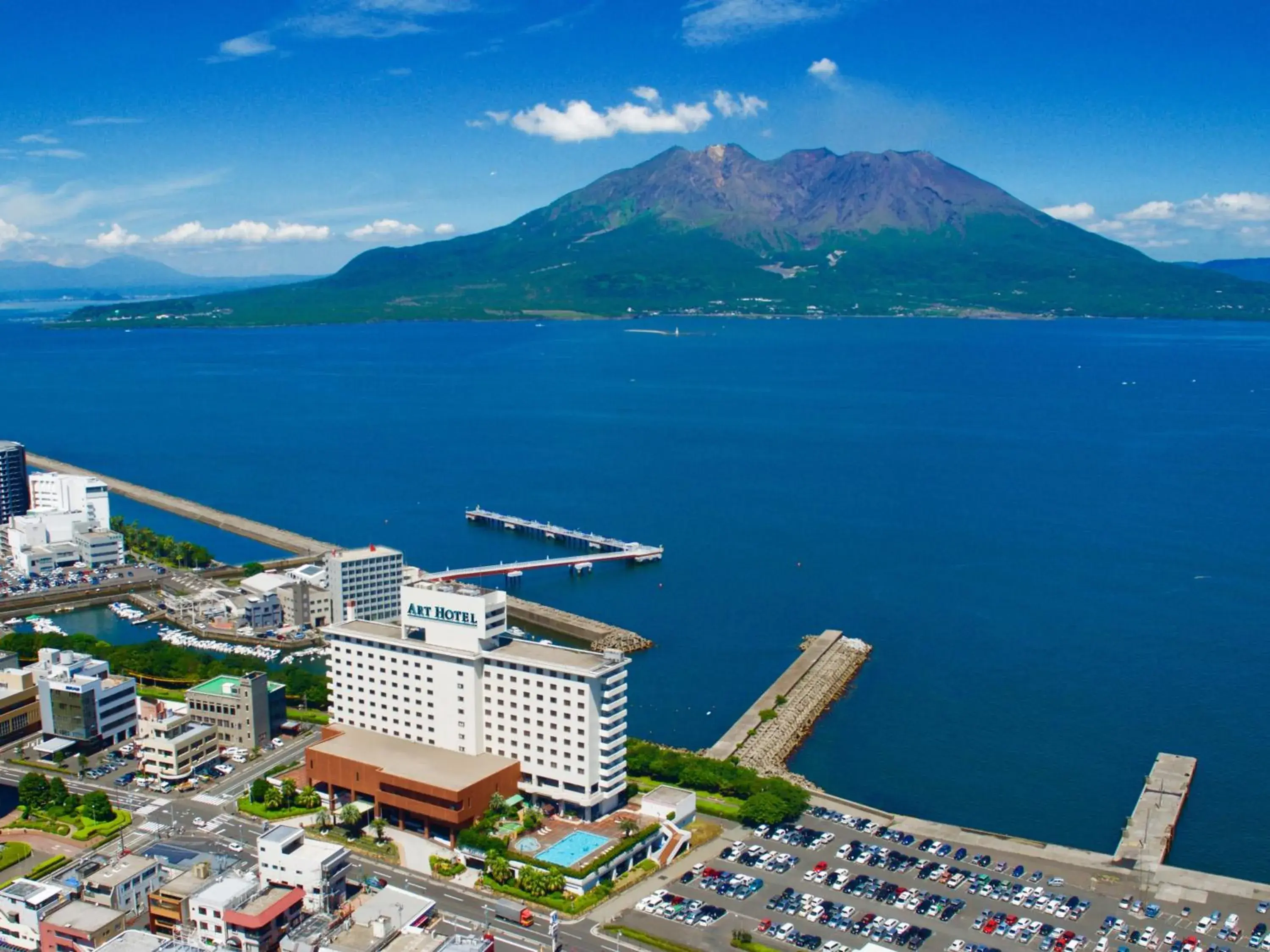 Bird's eye view in Art Hotel Kagoshima Bird's eye view in Art Hotel Kagoshima