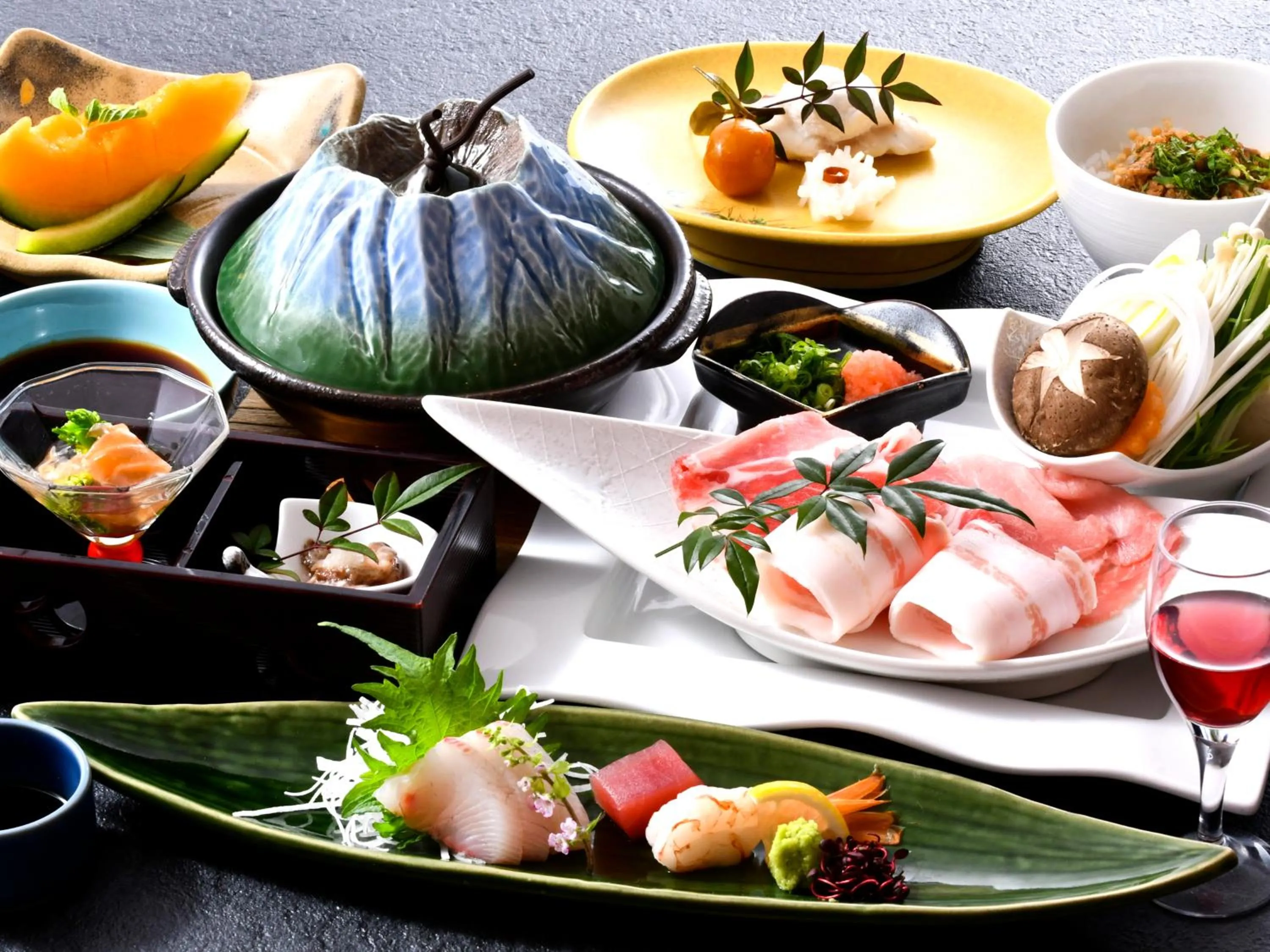 Dinner in Art Hotel Kagoshima