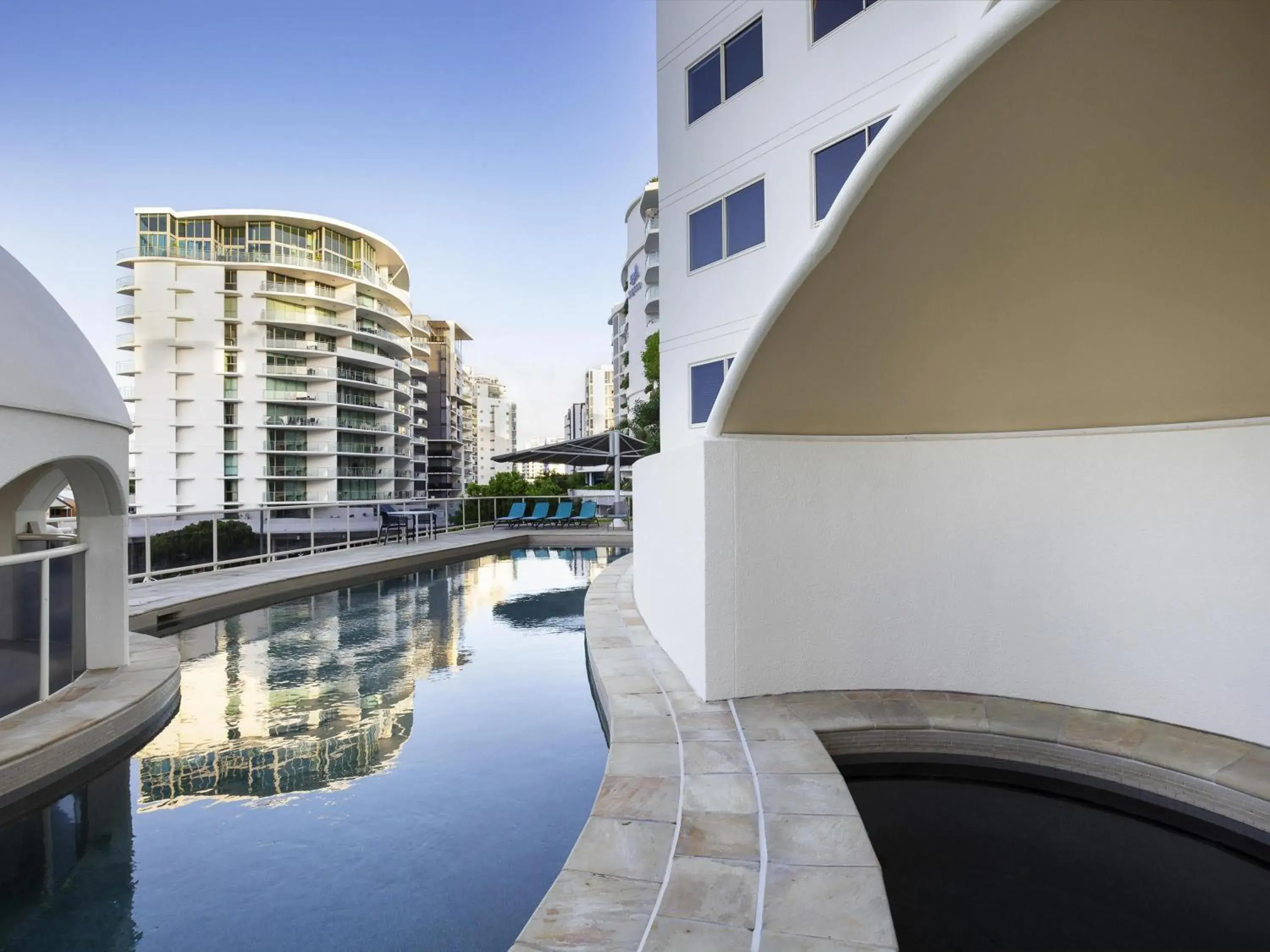 Pool view in Mantra Zanzibar Pool view in Mantra Zanzibar