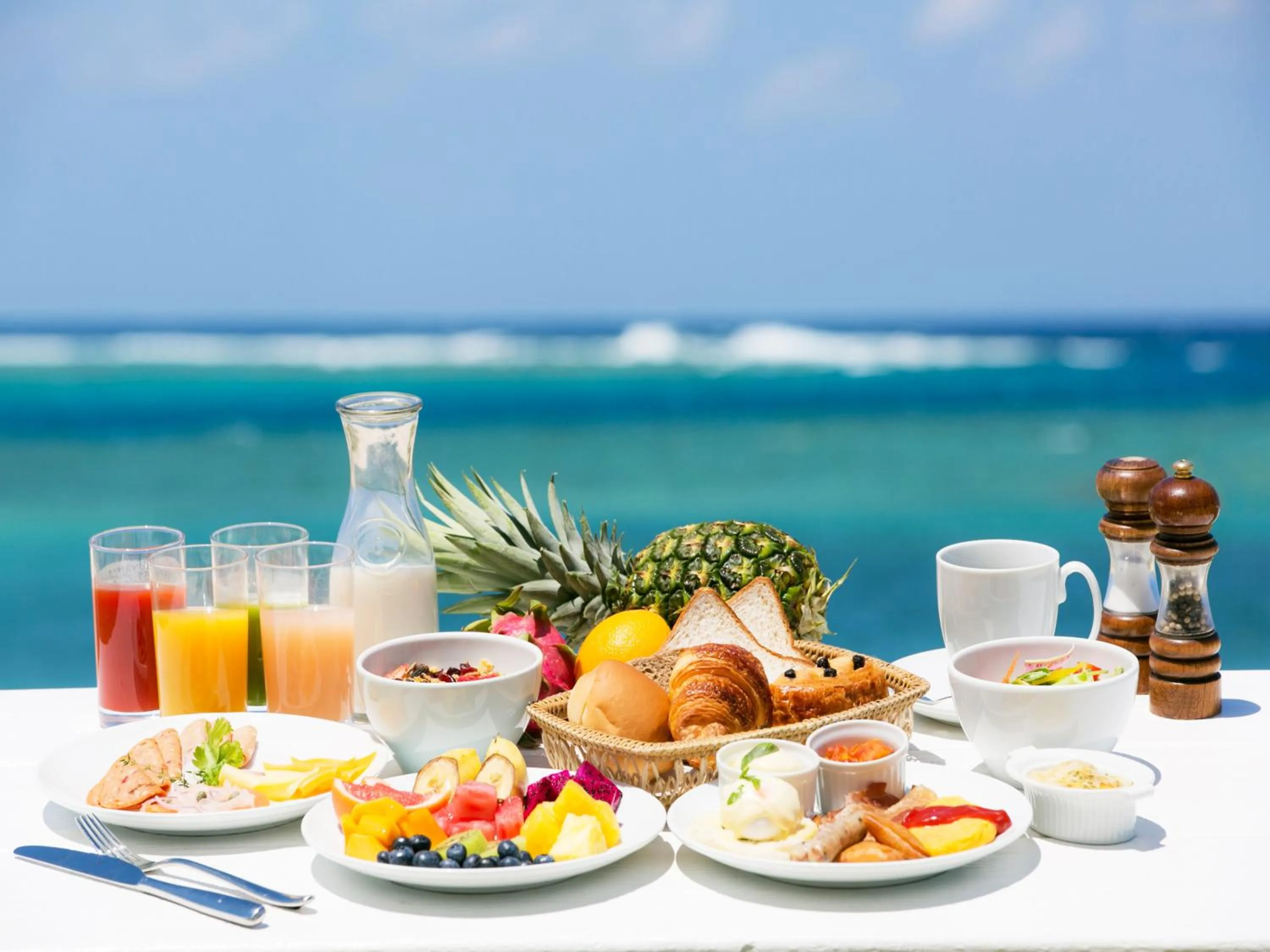 Breakfast in Sheraton Okinawa Sunmarina Resort