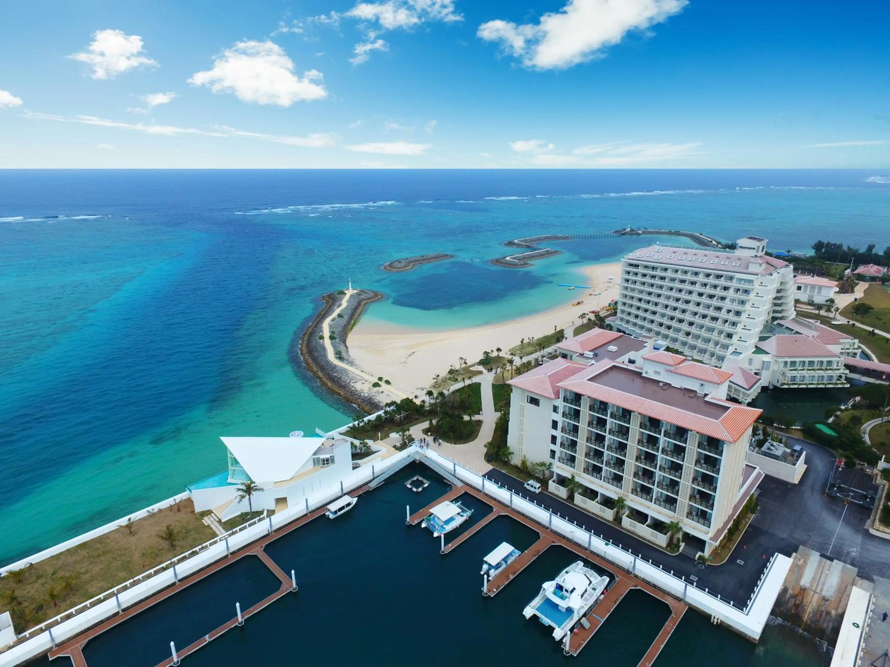 Bird's eye view in Sheraton Okinawa Sunmarina Resort