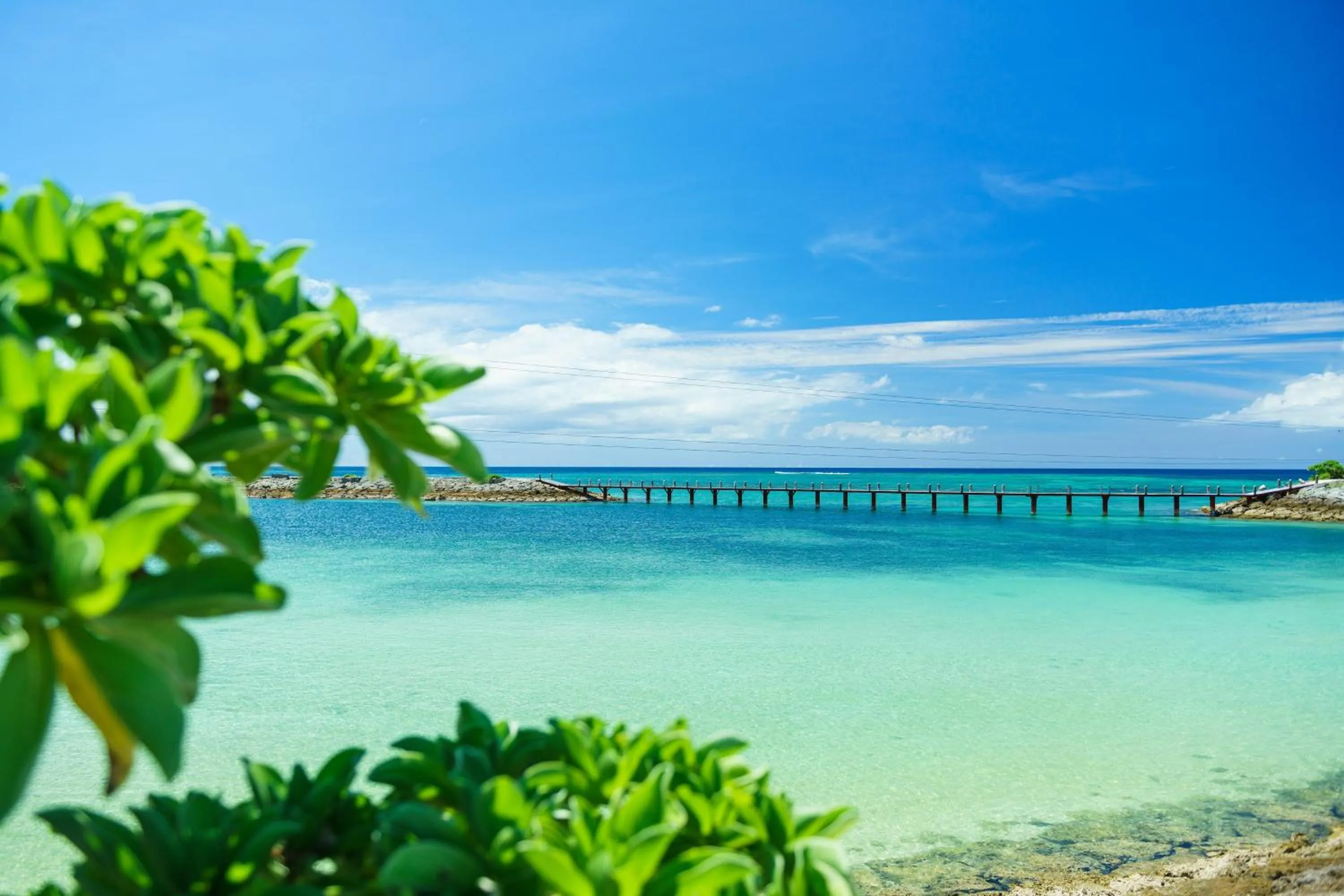 Beach in Sheraton Okinawa Sunmarina Resort