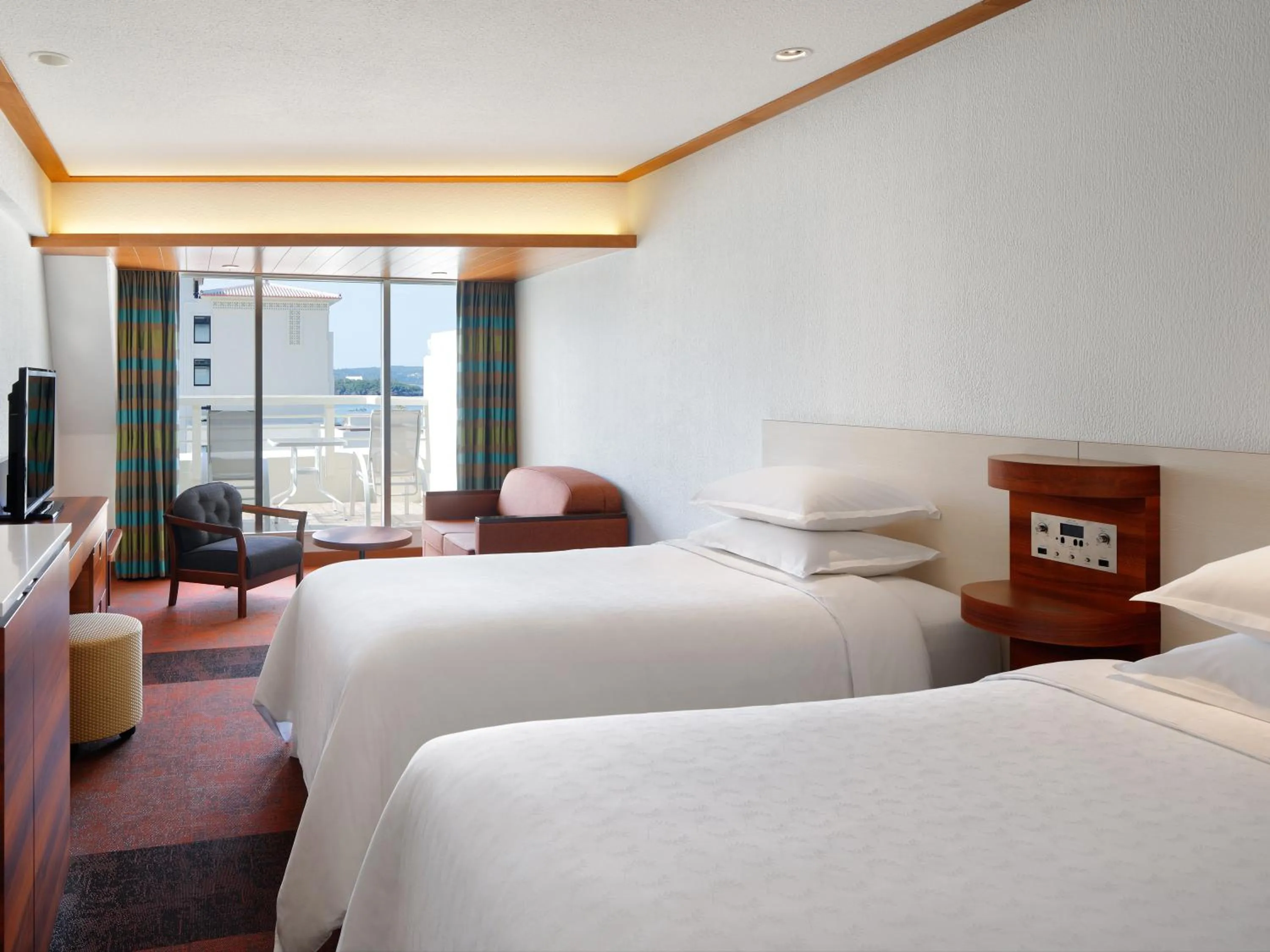 Partial Twin with Balcony No-View - single occupancy - Main Tower Non-Smoking in Sheraton Okinawa Sunmarina Resort