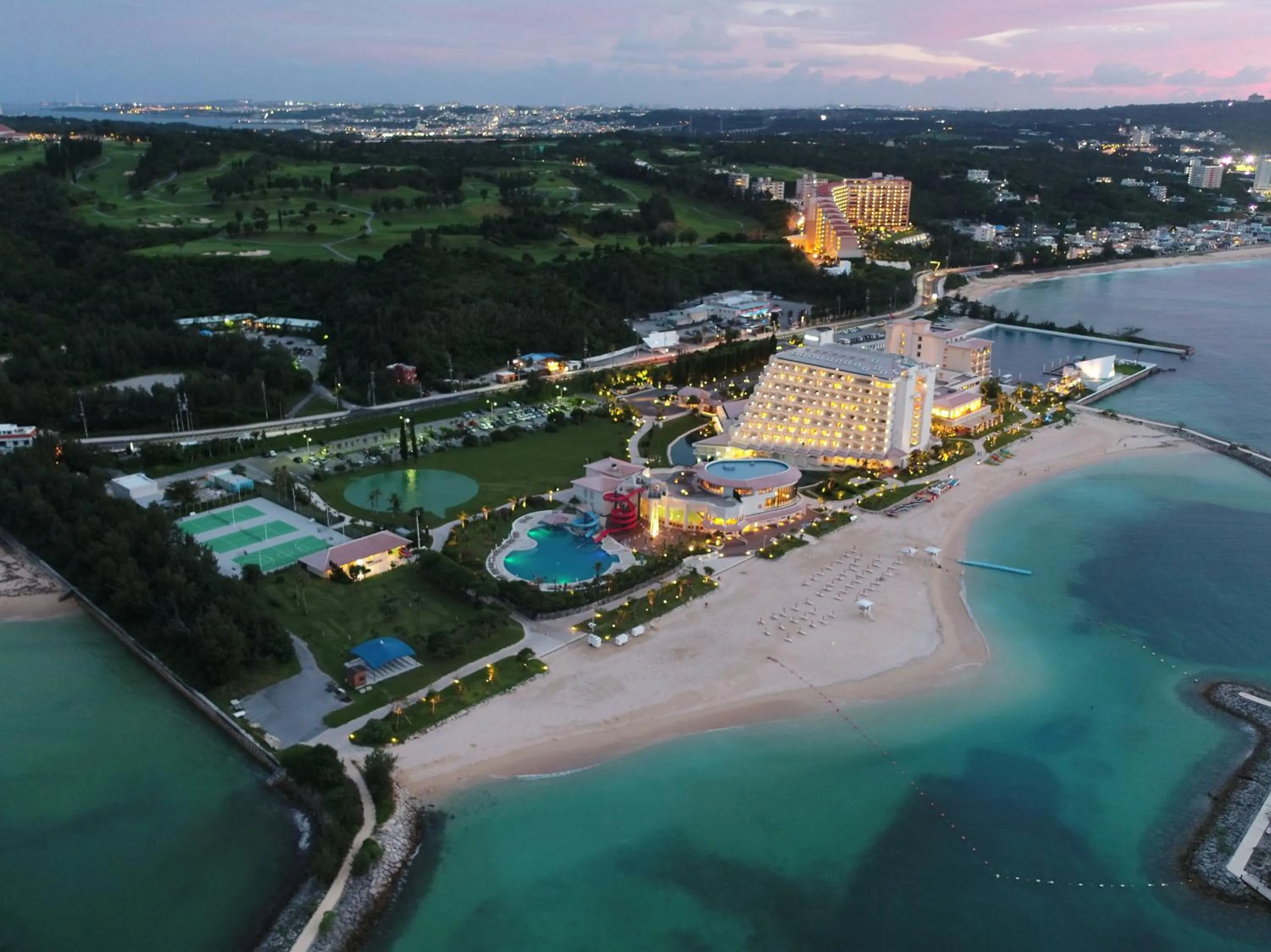 Bird's eye view in Sheraton Okinawa Sunmarina Resort