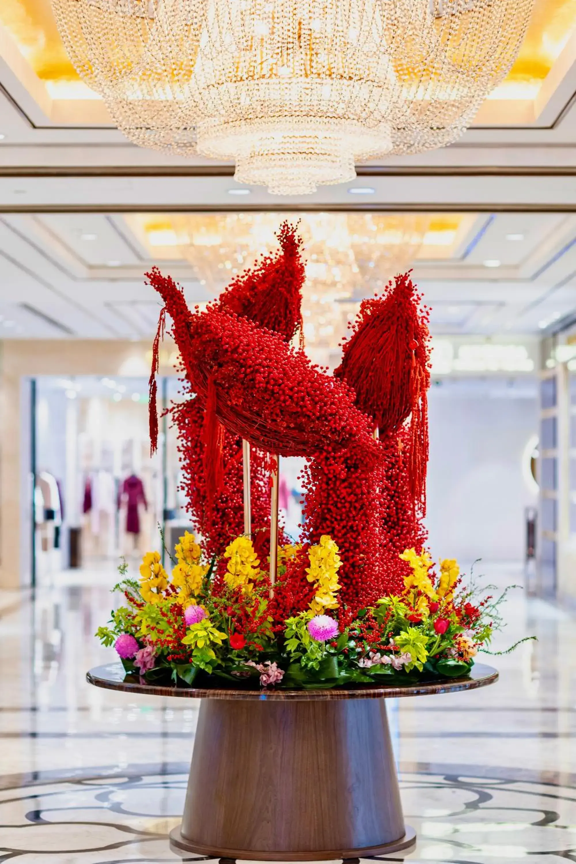 Lobby or reception in Shangri-La Dalian Lobby or reception in Shangri-La Dalian