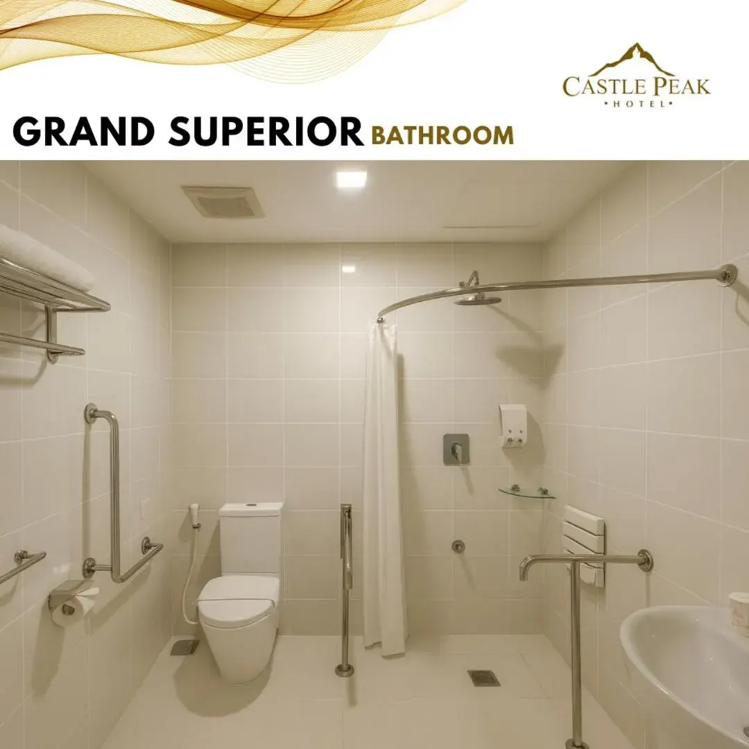 Bathroom in Castle Peak Hotel Bathroom in Castle Peak Hotel