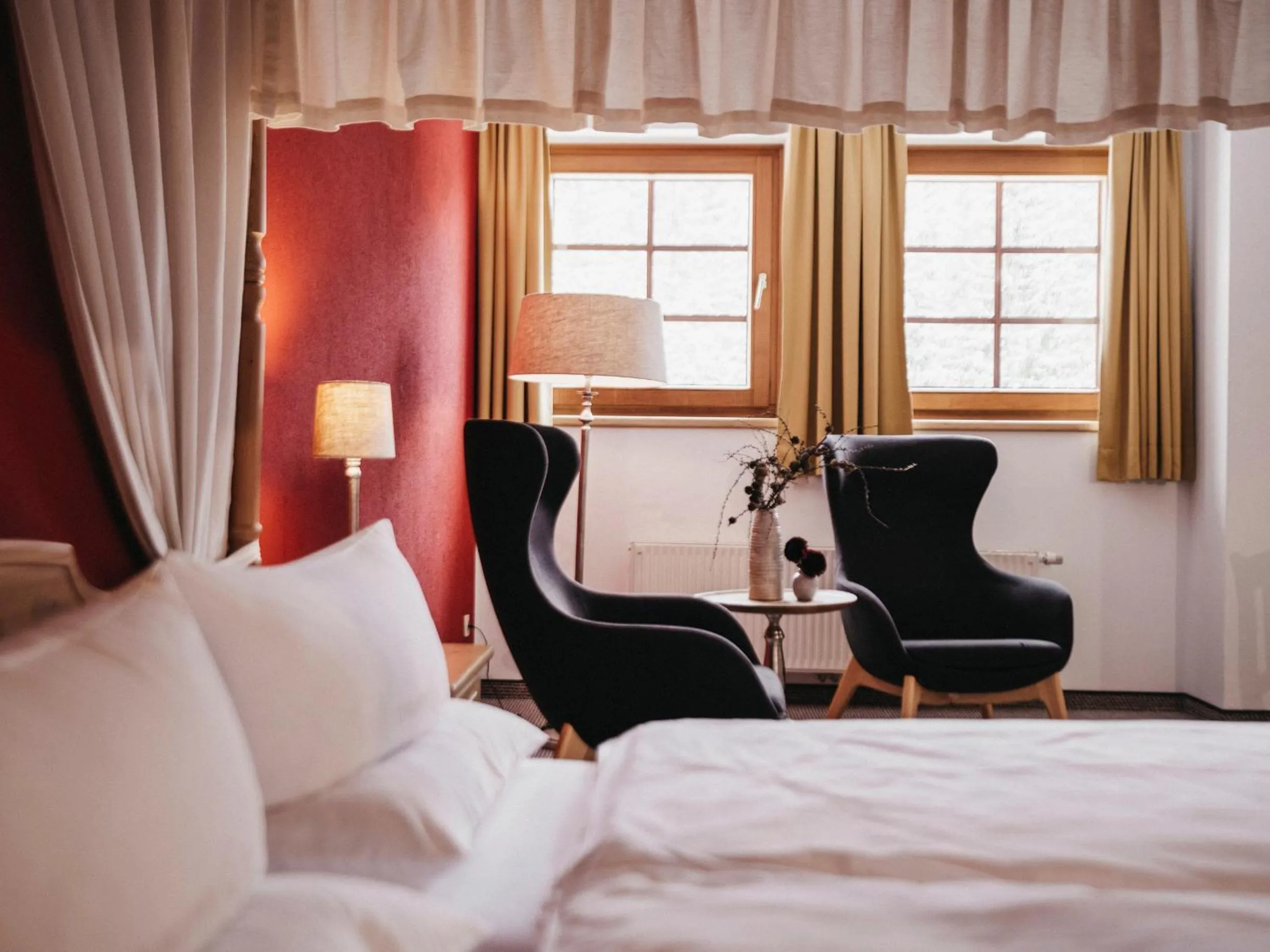 Bed in Almwellness-Resort Tuffbad