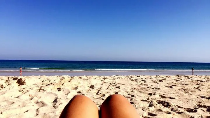 Beach in Villa vista mar e piscina
