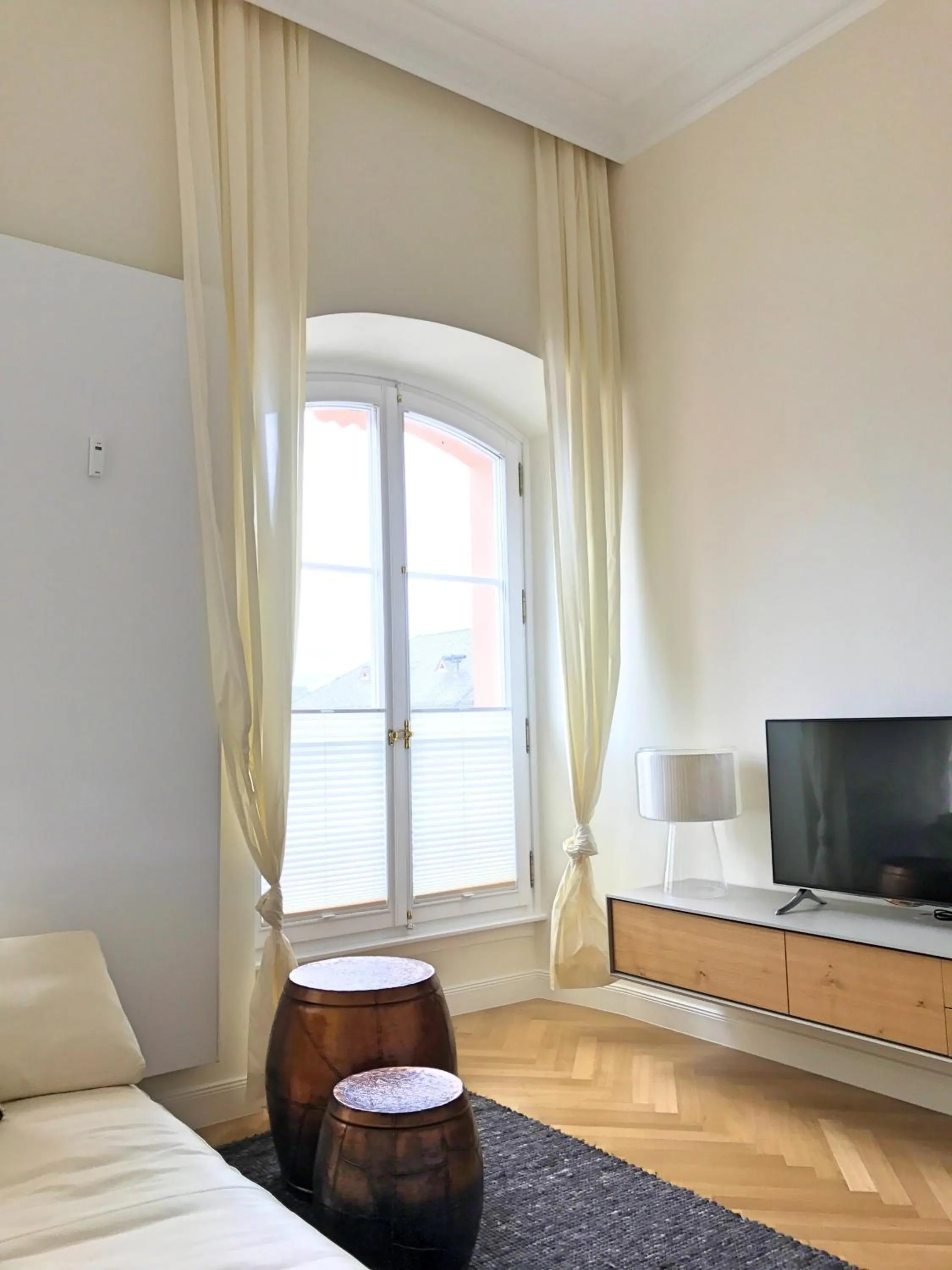 Bathroom, Bed in Osteiner Hof by The Apartment Suite