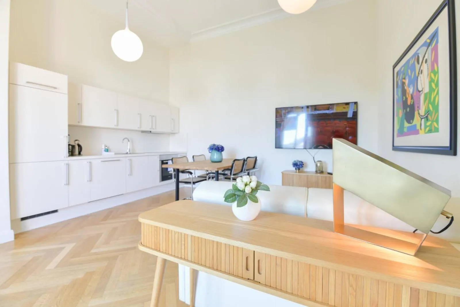Kitchen or kitchenette in Osteiner Hof by The Apartment Suite