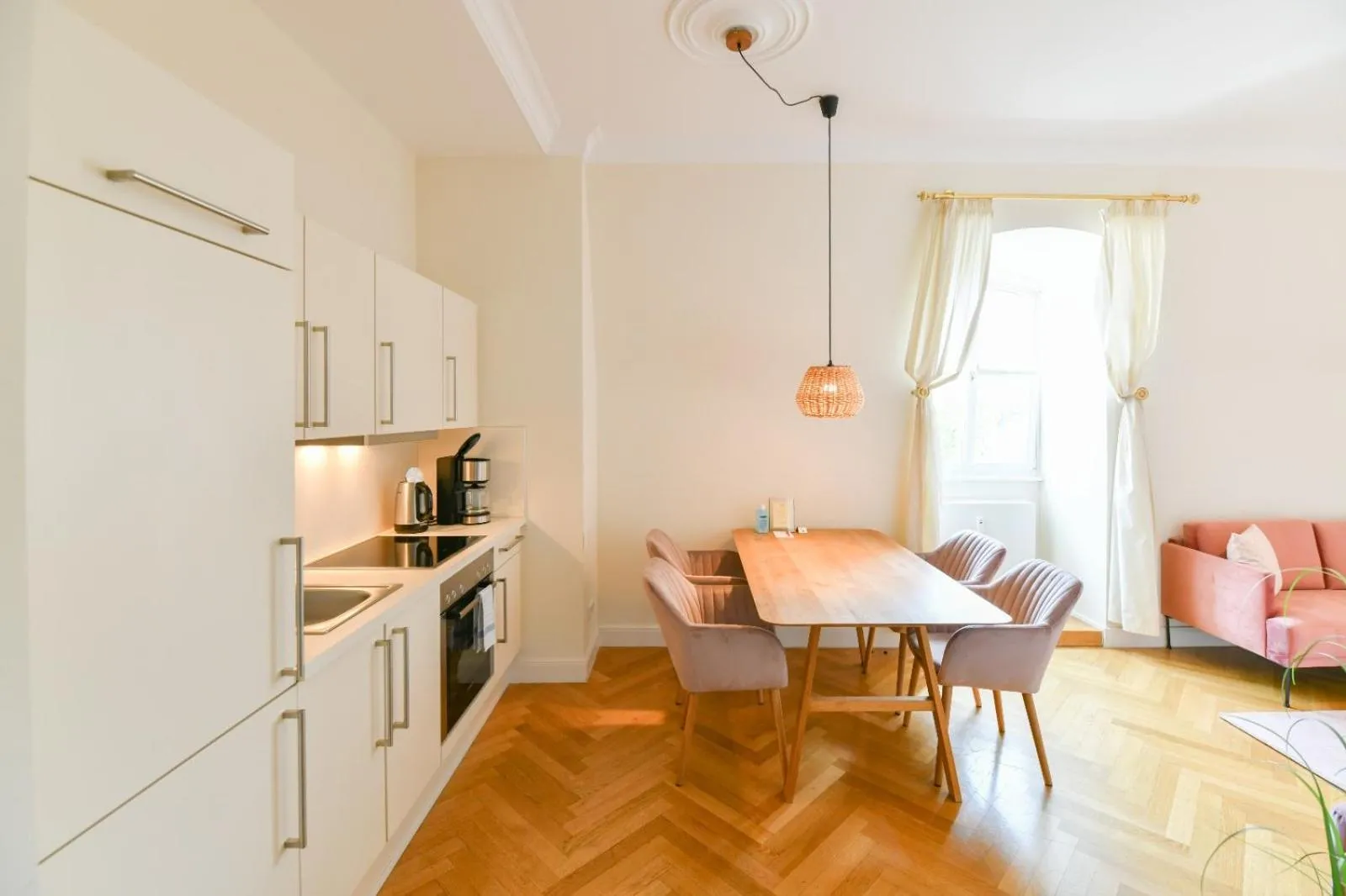 Kitchen or kitchenette in Osteiner Hof by The Apartment Suite