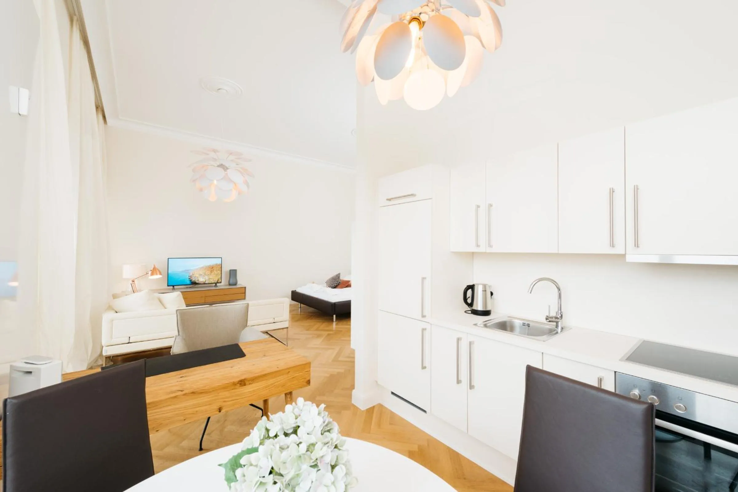 Kitchen or kitchenette in Osteiner Hof by The Apartment Suite