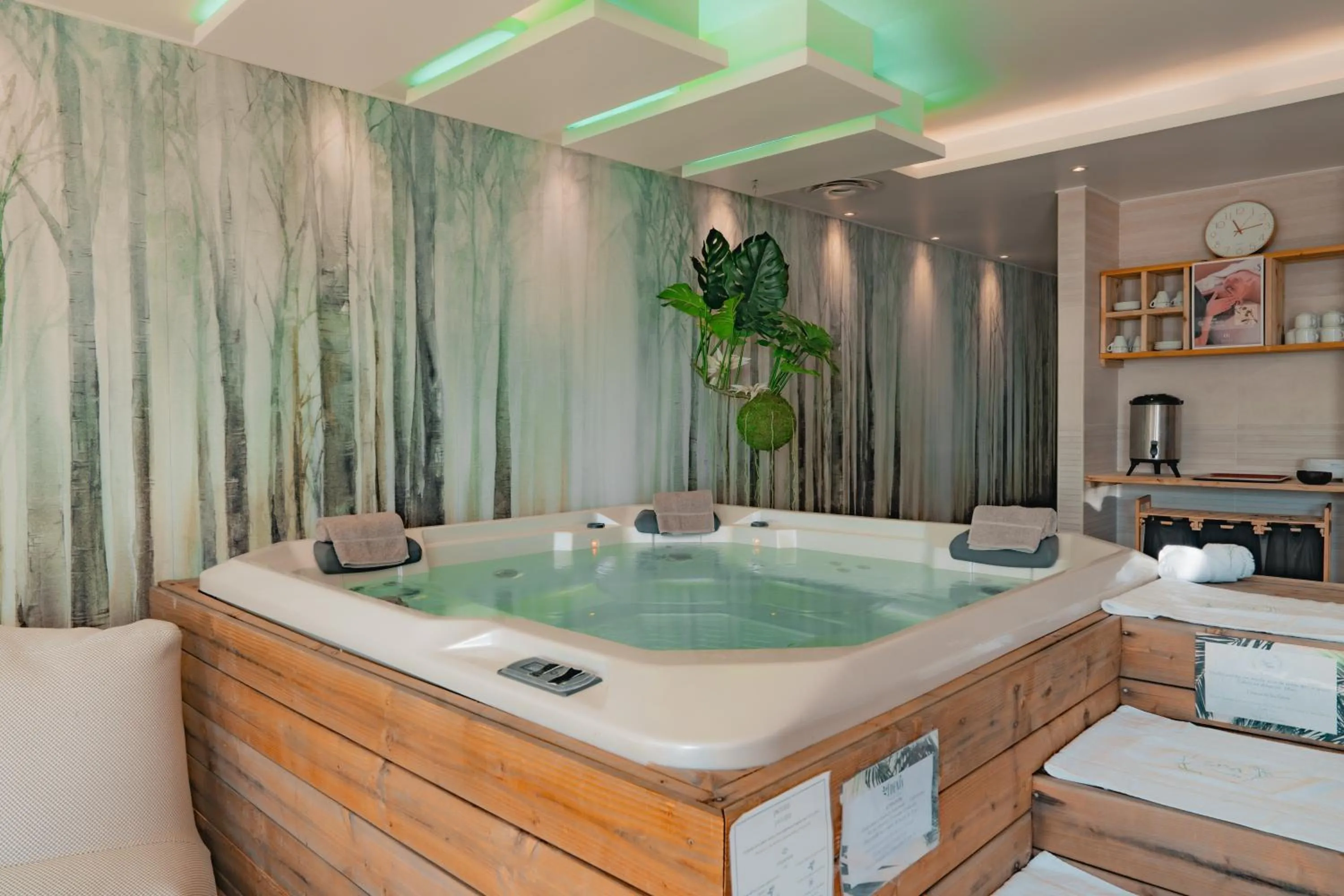 Hot Tub in Hôtel Édenia - Spa Estime&Sens