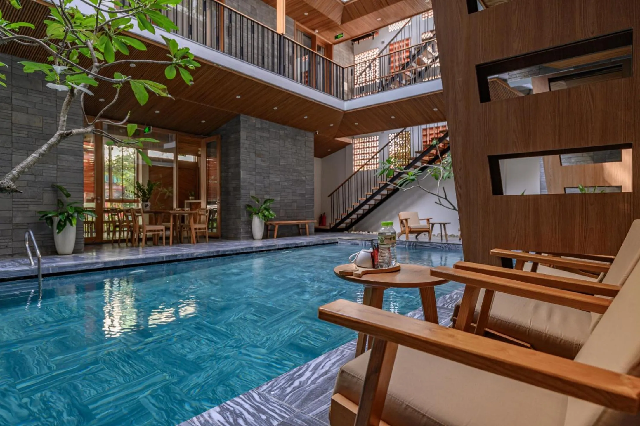 Pool view in Mai's Boutique